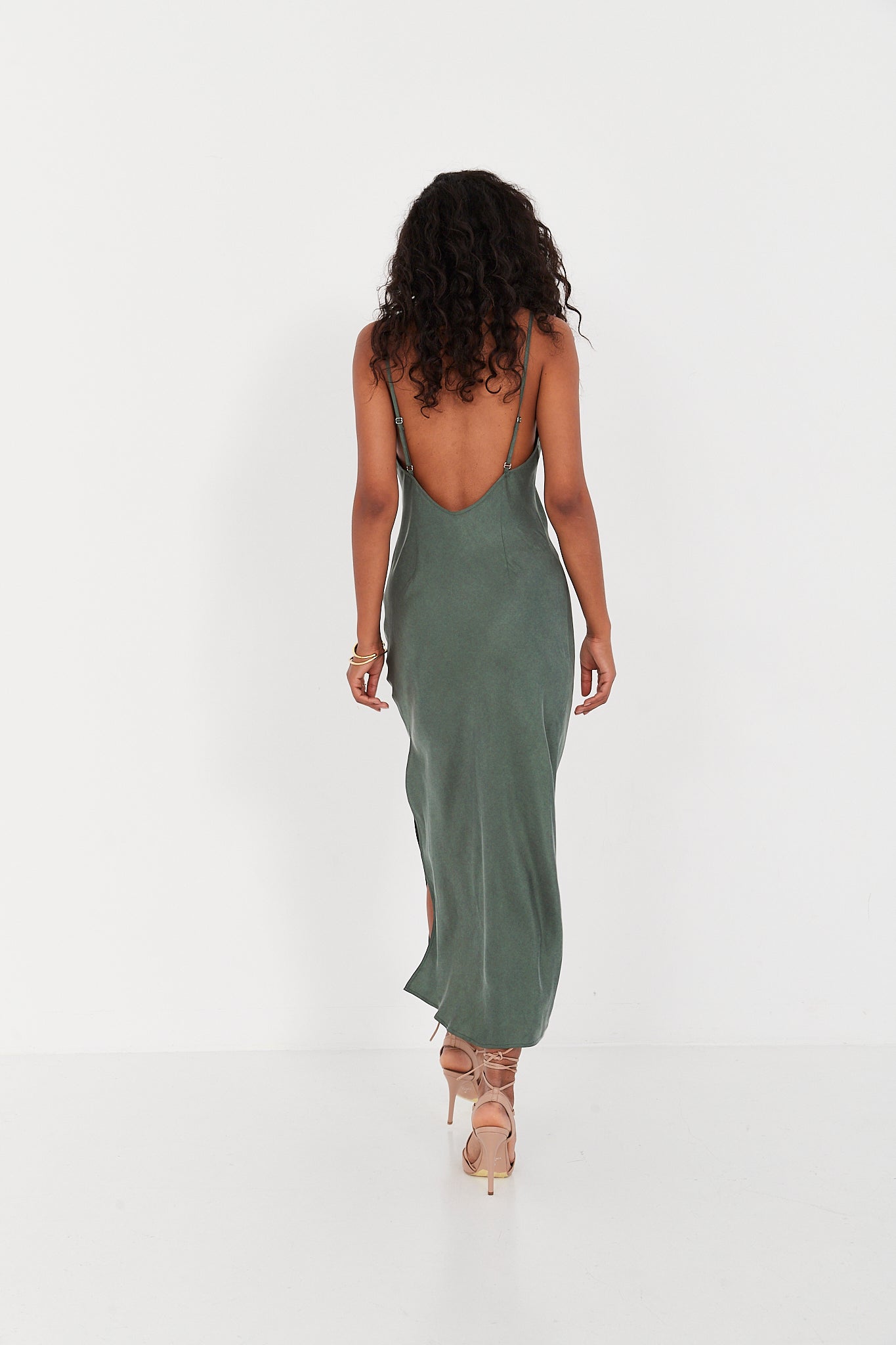 Sukienka Selena smoky green