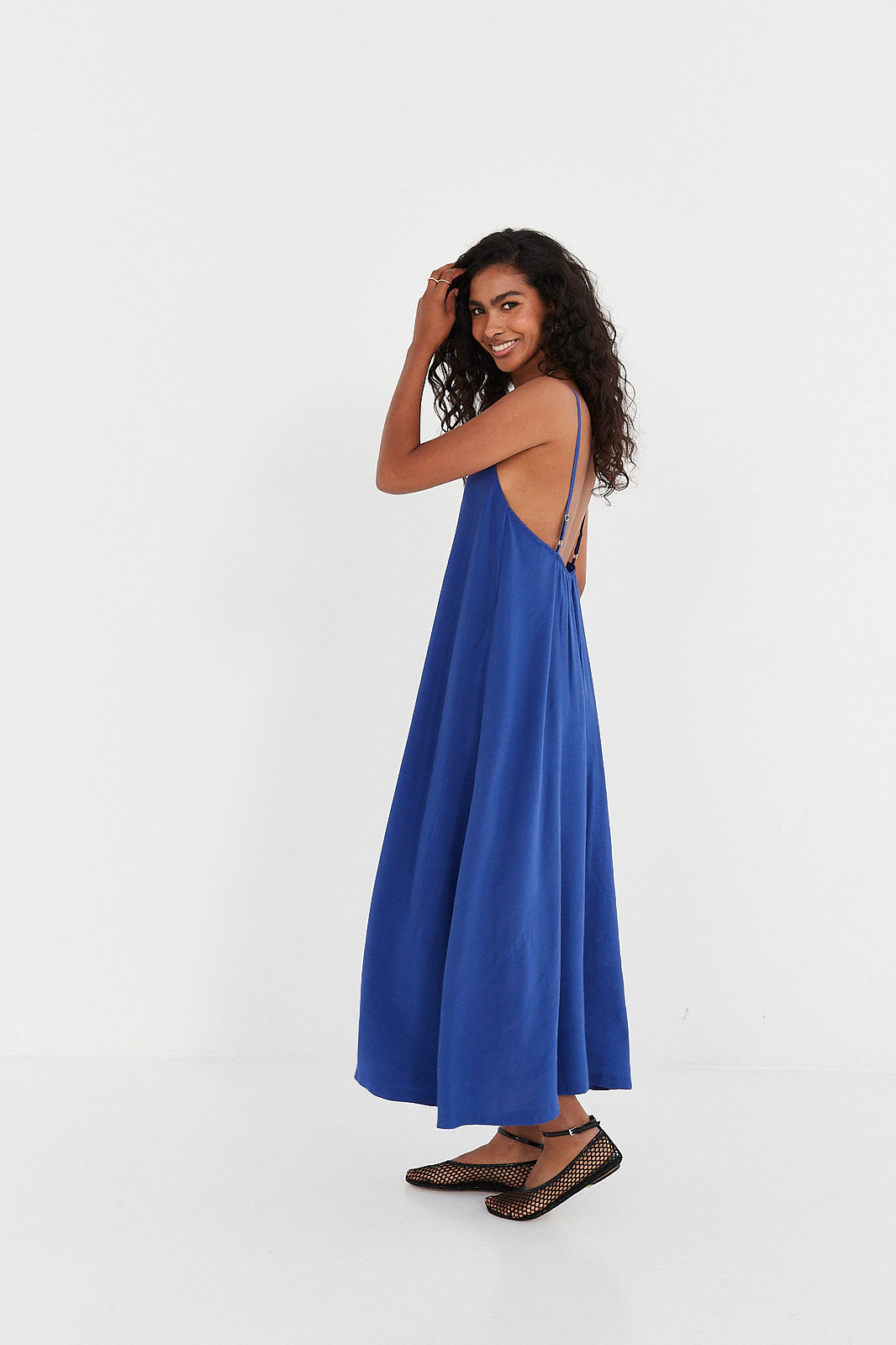 Sukienka Phoebe blue ocean