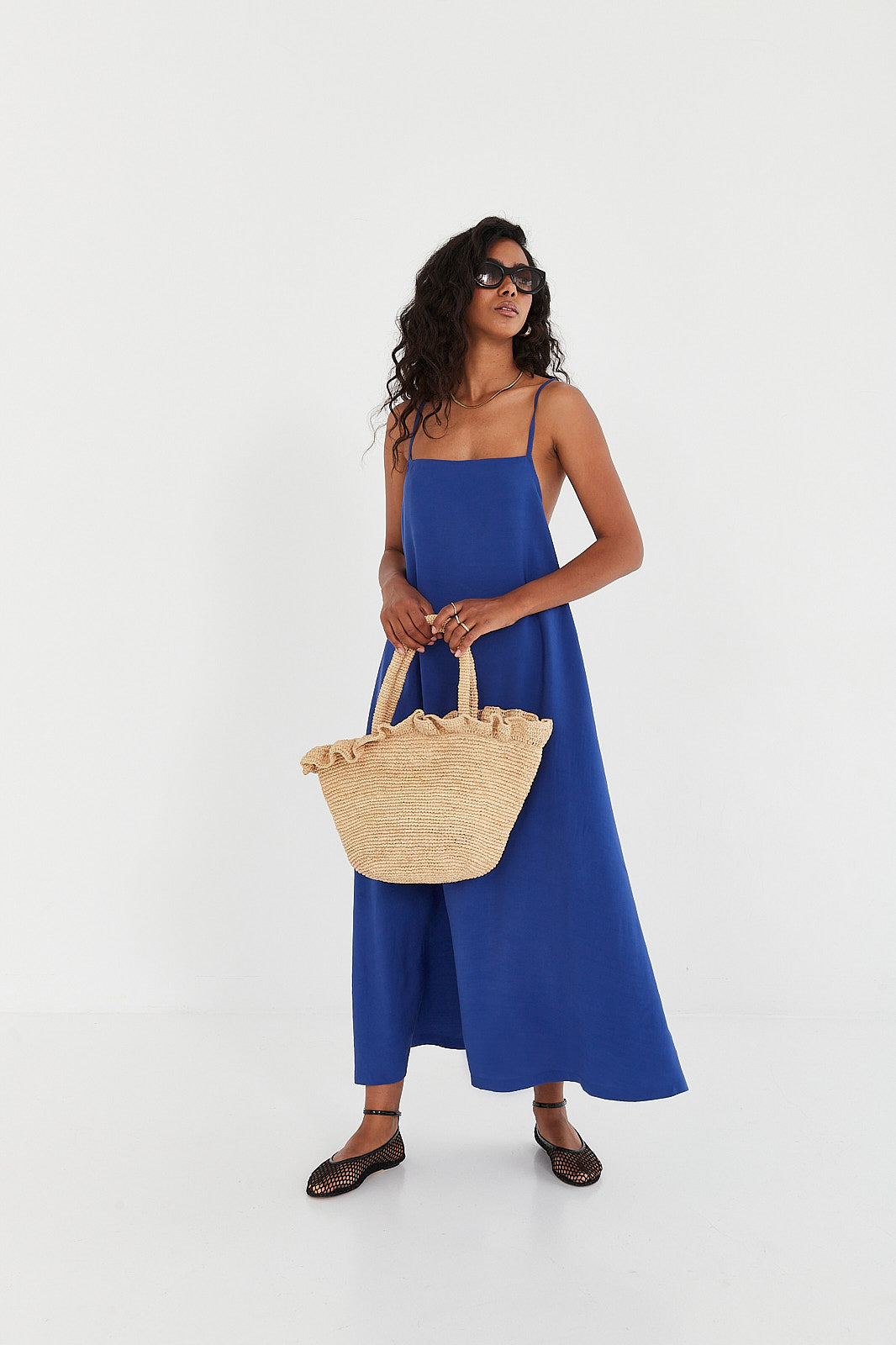 Sukienka Phoebe blue ocean