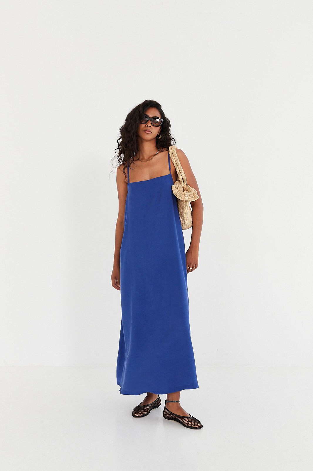 Sukienka Phoebe blue ocean