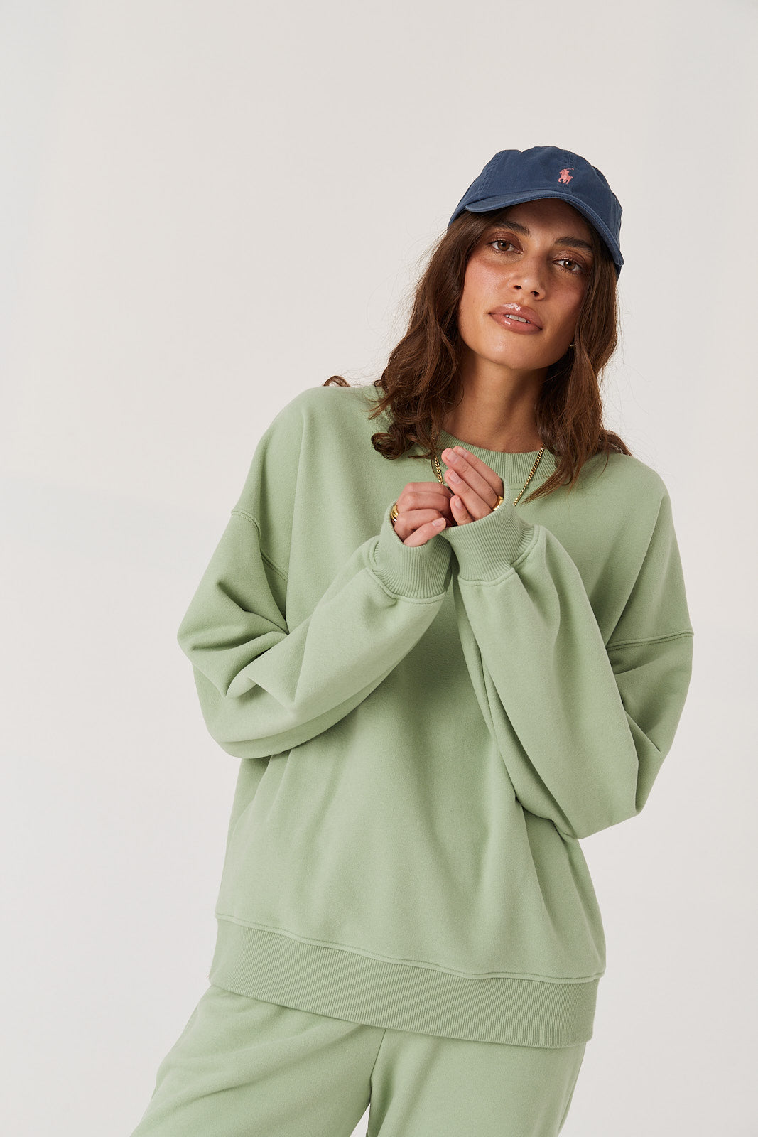 Bluza Boyfriend pistachio ice cream