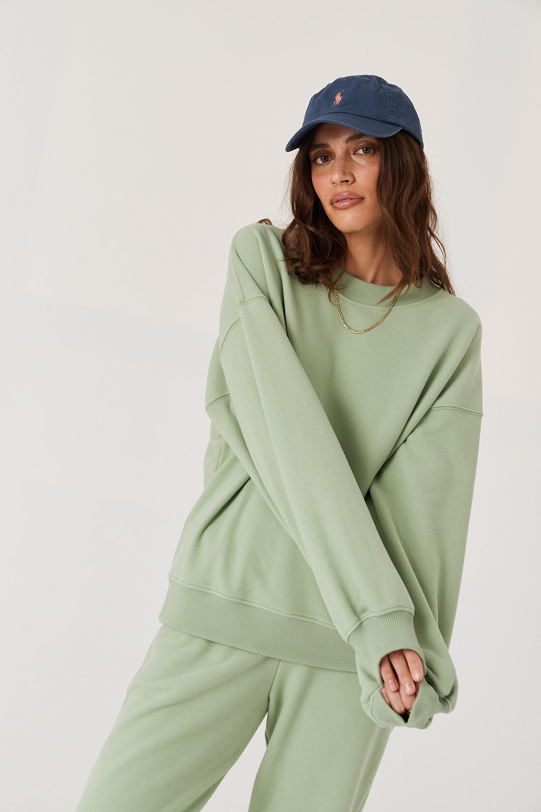 Bluza Boyfriend pistachio ice cream