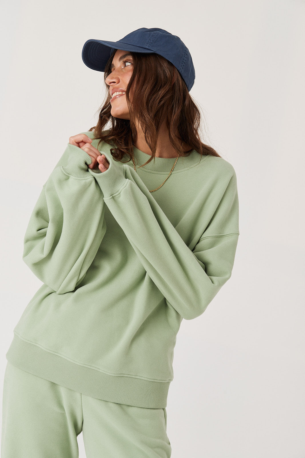 Bluza Boyfriend pistachio ice cream