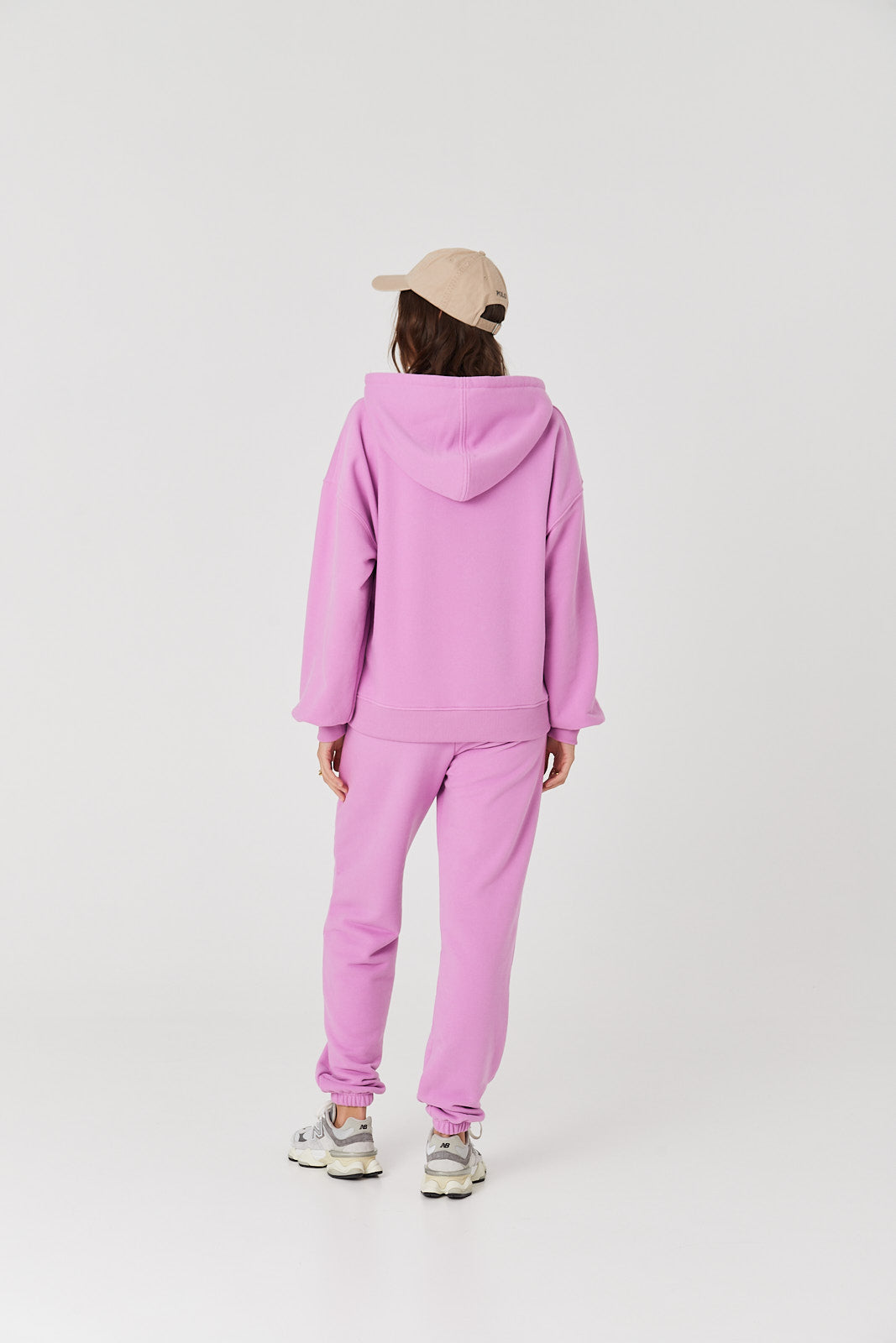 Bluza Boyfriend Hoodie pink berry
