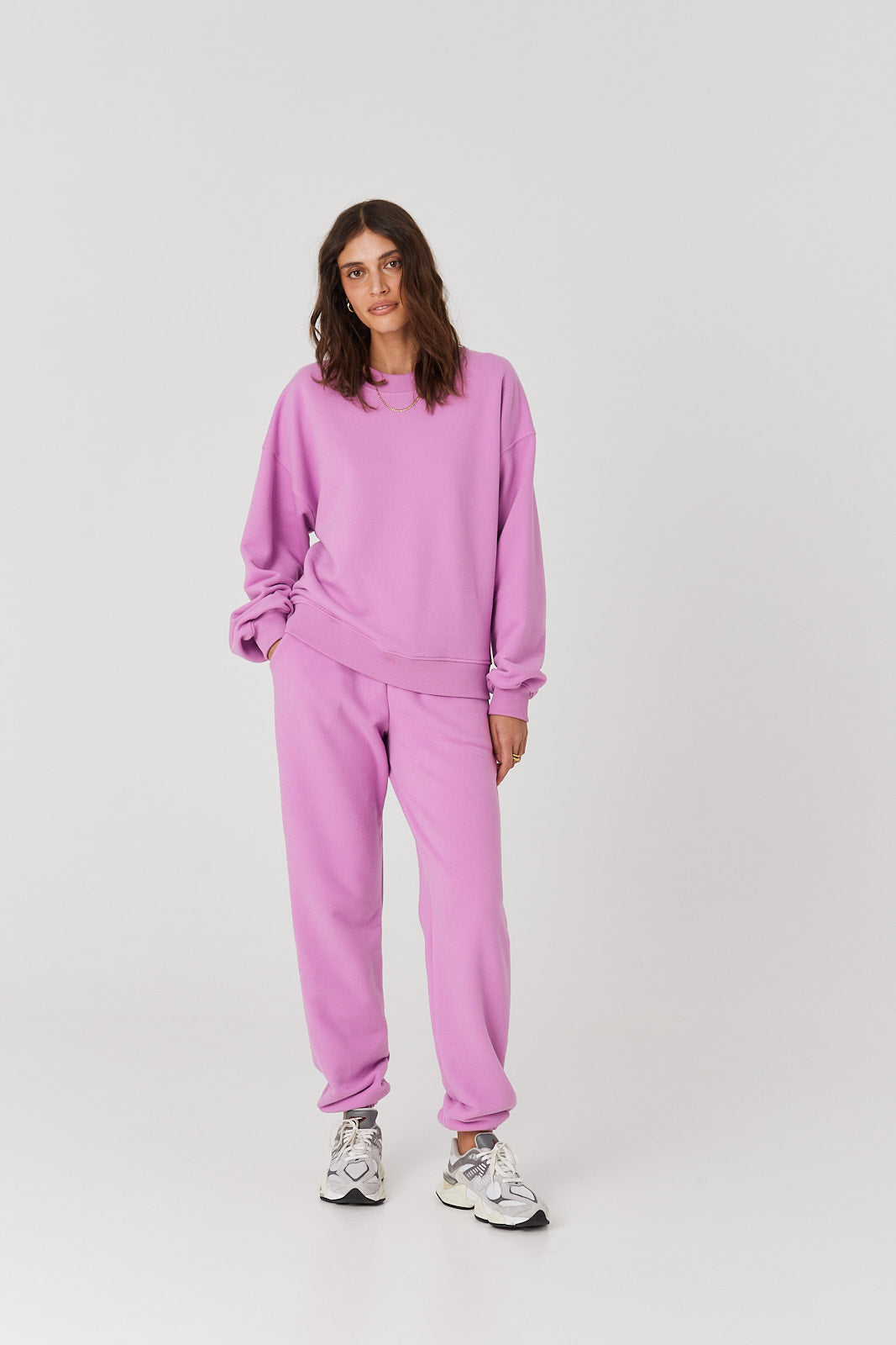 Bluza Boyfriend pink berry