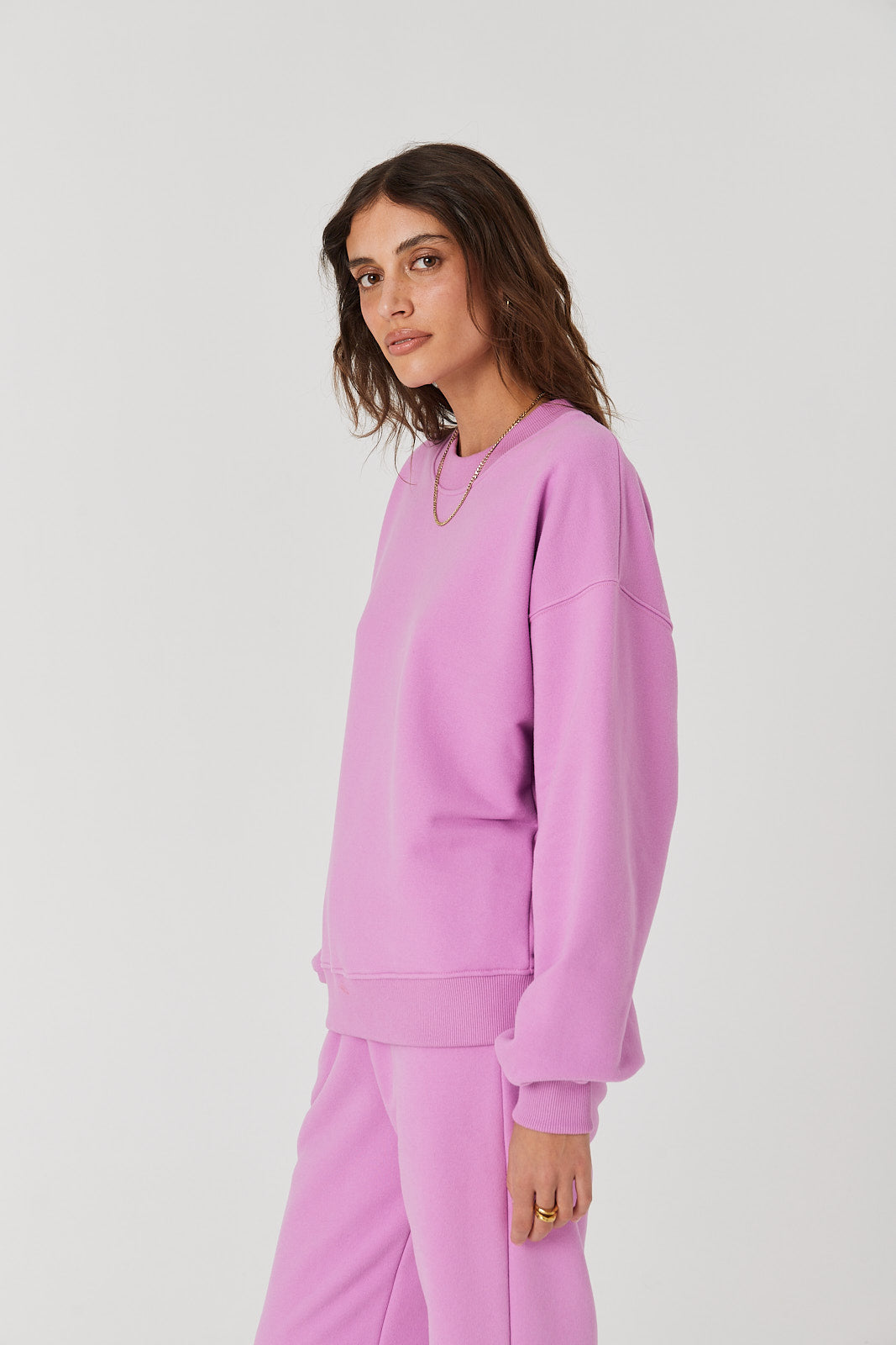 Bluza Boyfriend pink berry