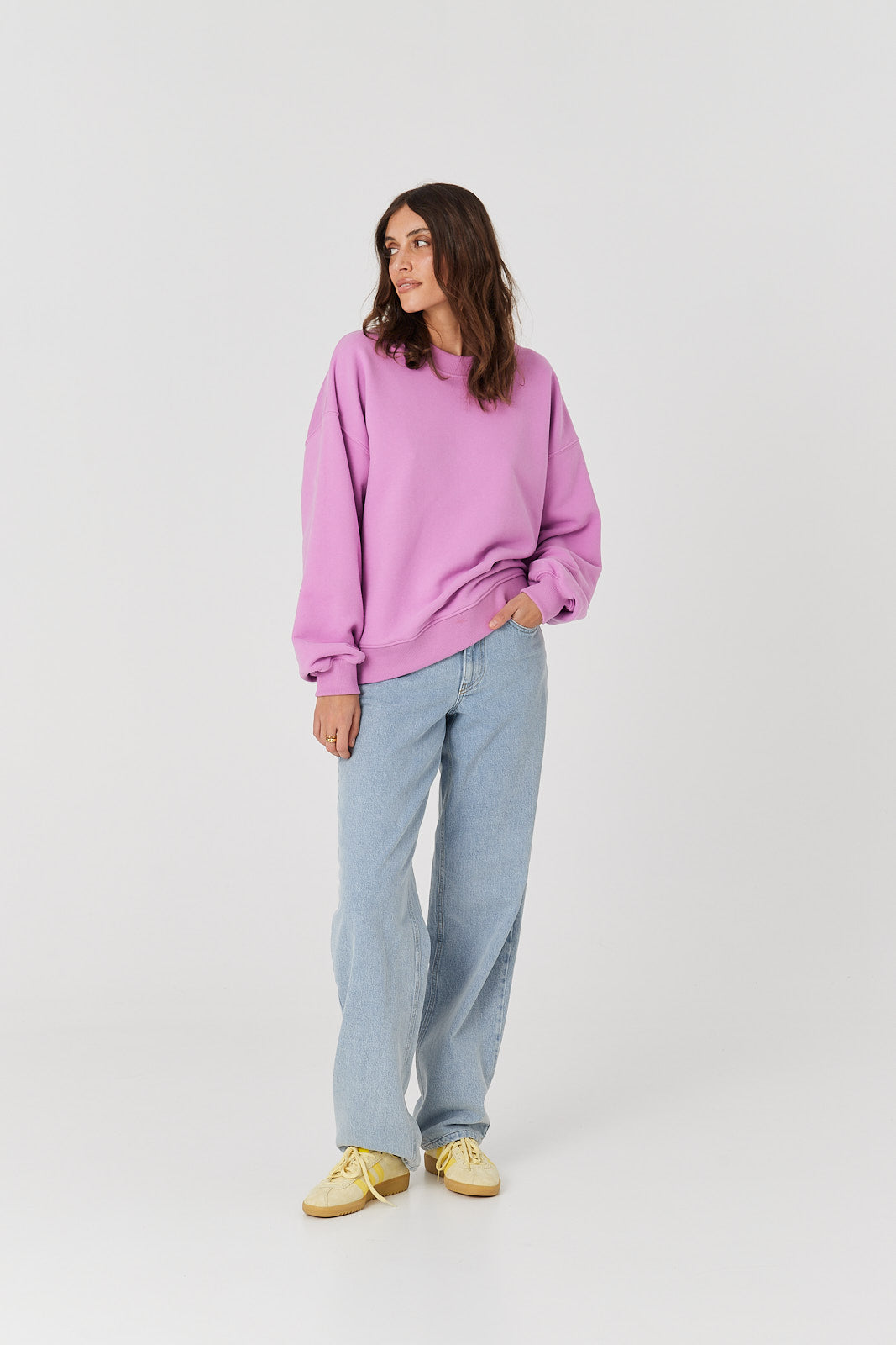 Bluza Boyfriend pink berry