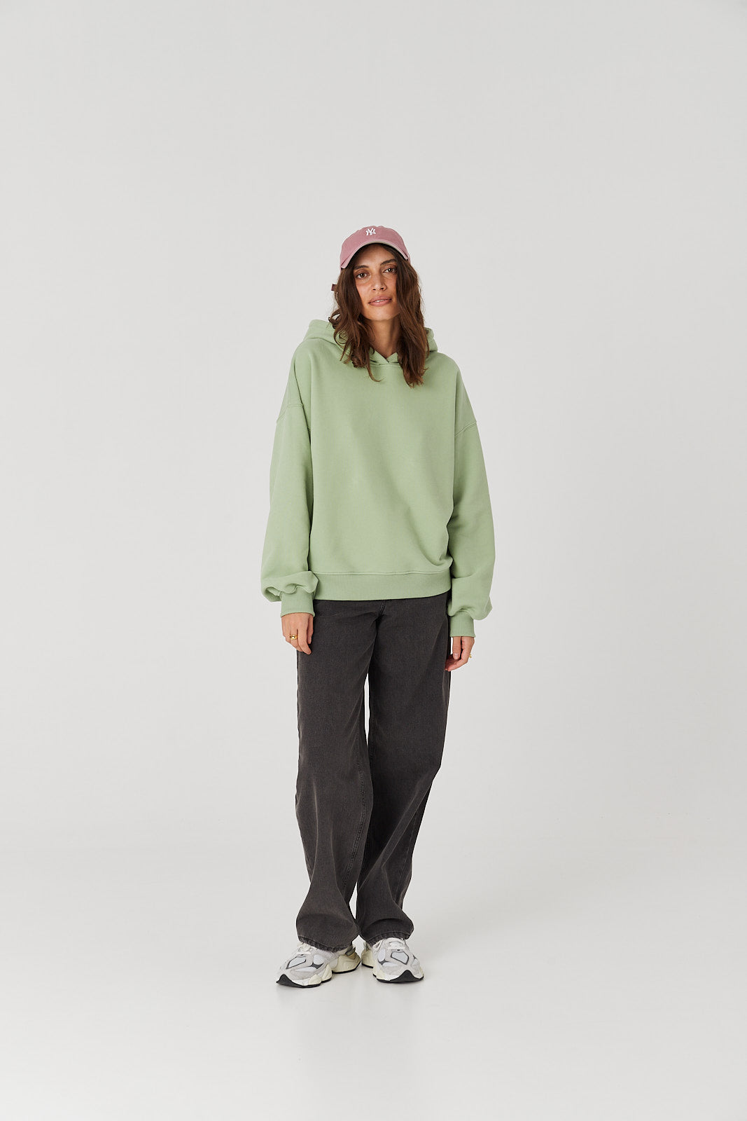 Bluza Boyfriend Hoodie pistachio ice cream