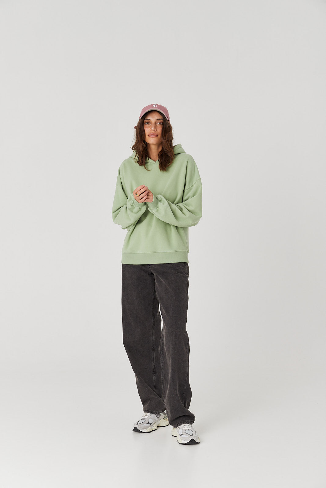 Bluza Boyfriend Hoodie pistachio ice cream