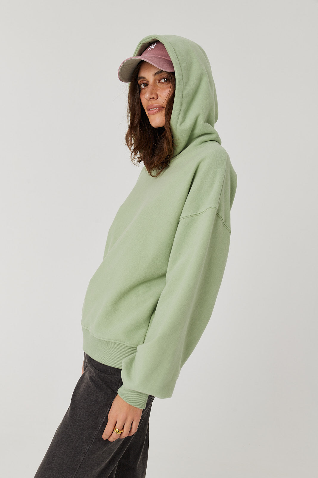 Bluza Boyfriend Hoodie pistachio ice cream