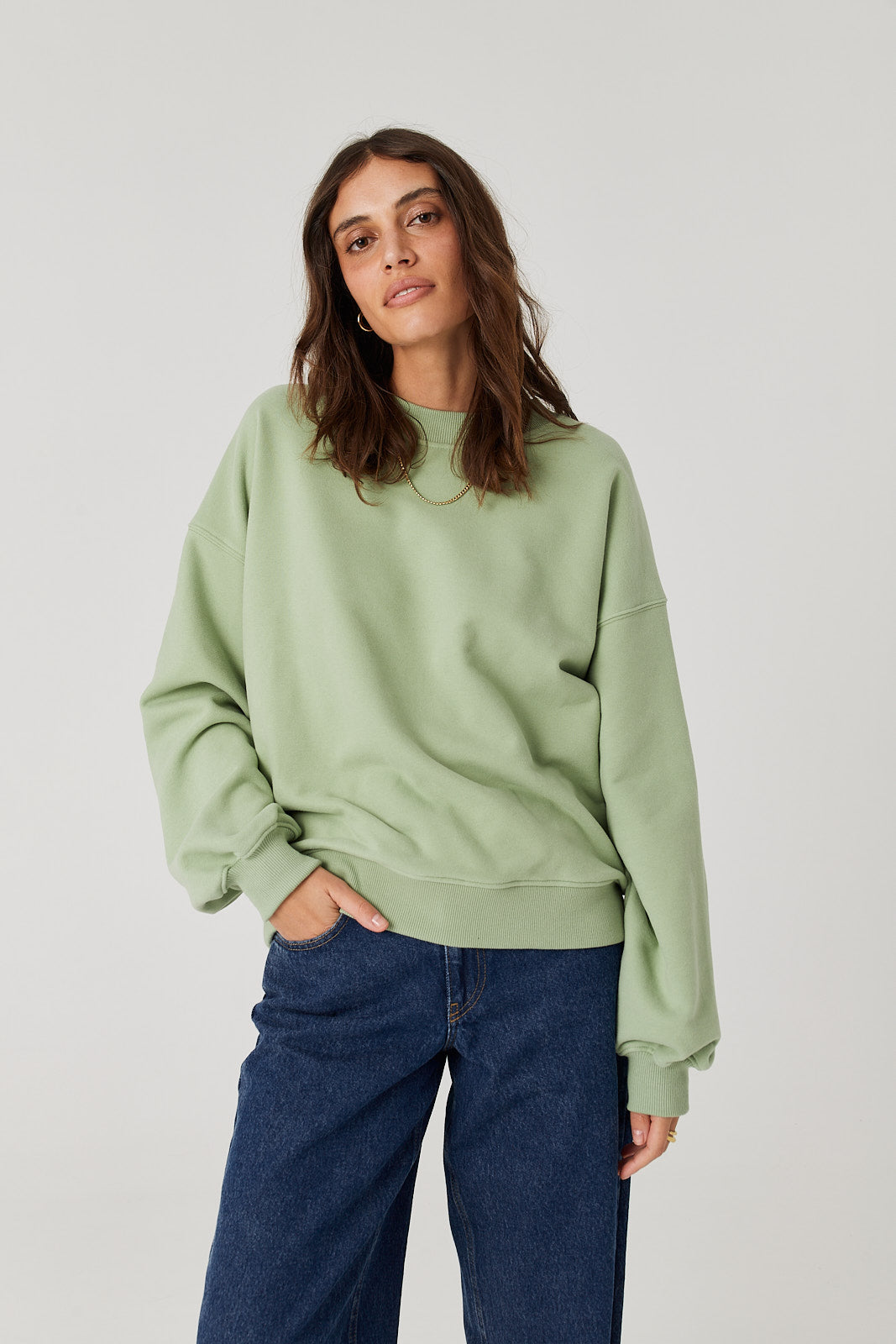 Bluza Boyfriend pistachio ice cream