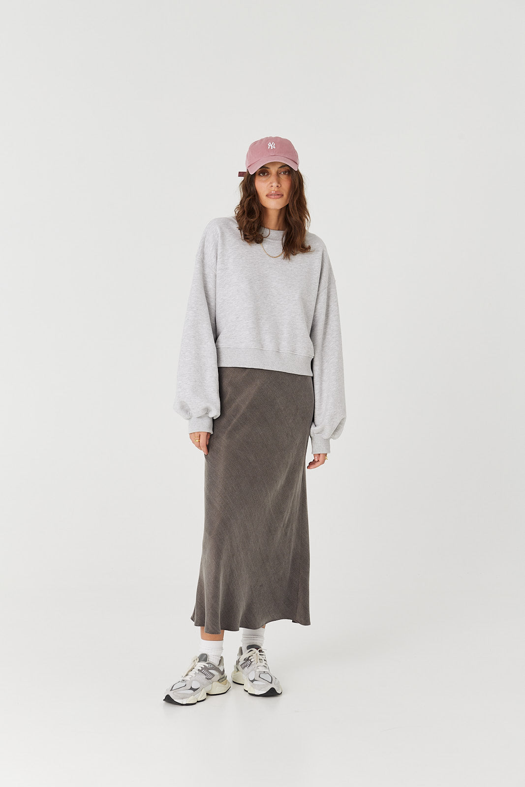 Bluza Charlie light grey melange