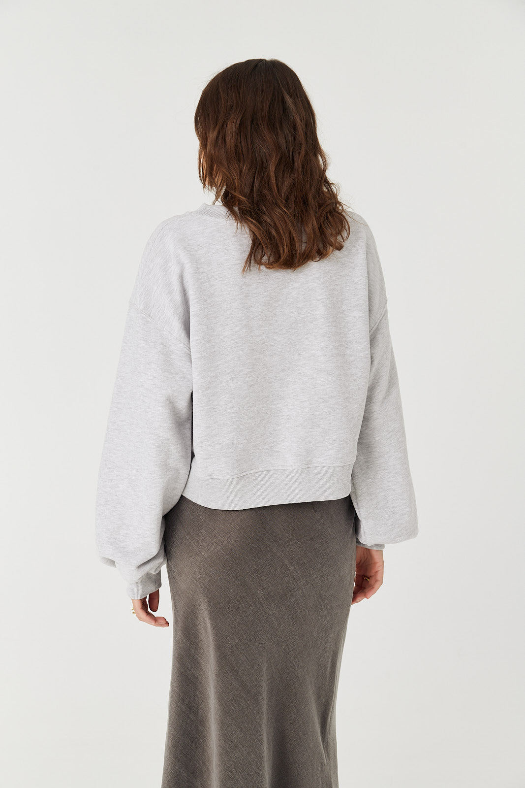 Bluza Charlie light grey melange
