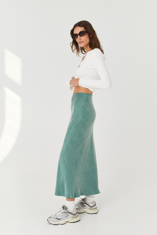 Spódnica Petra long teal