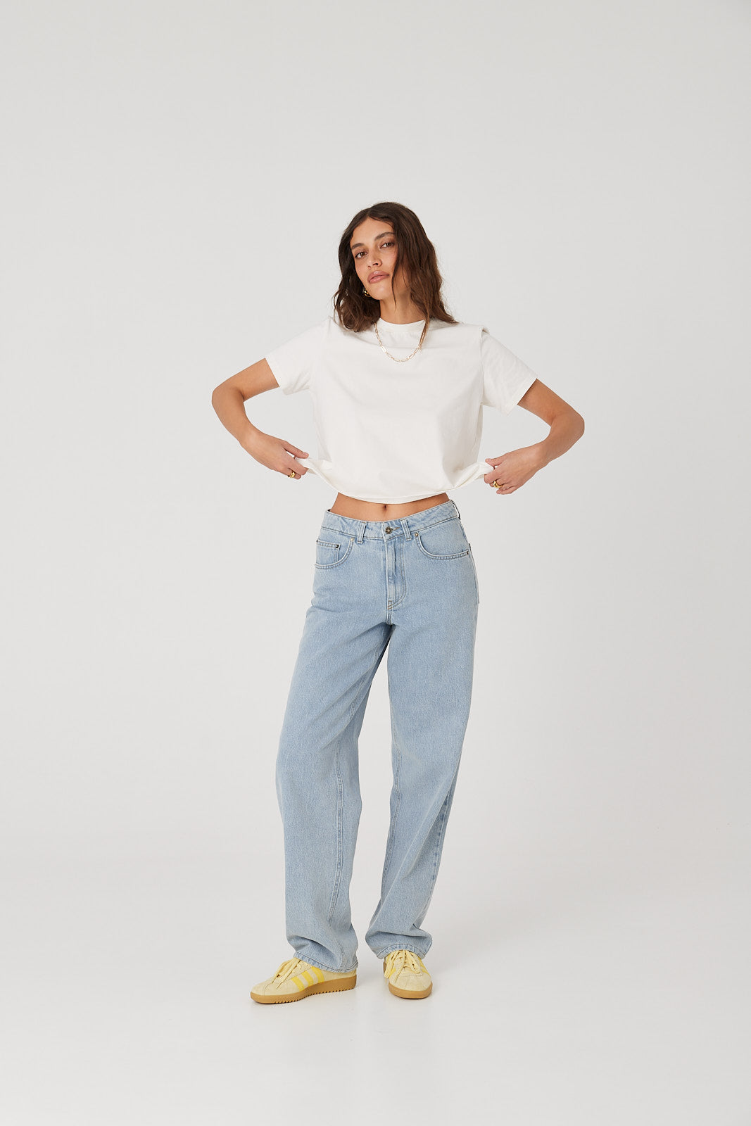 Jeansy Parker light blue