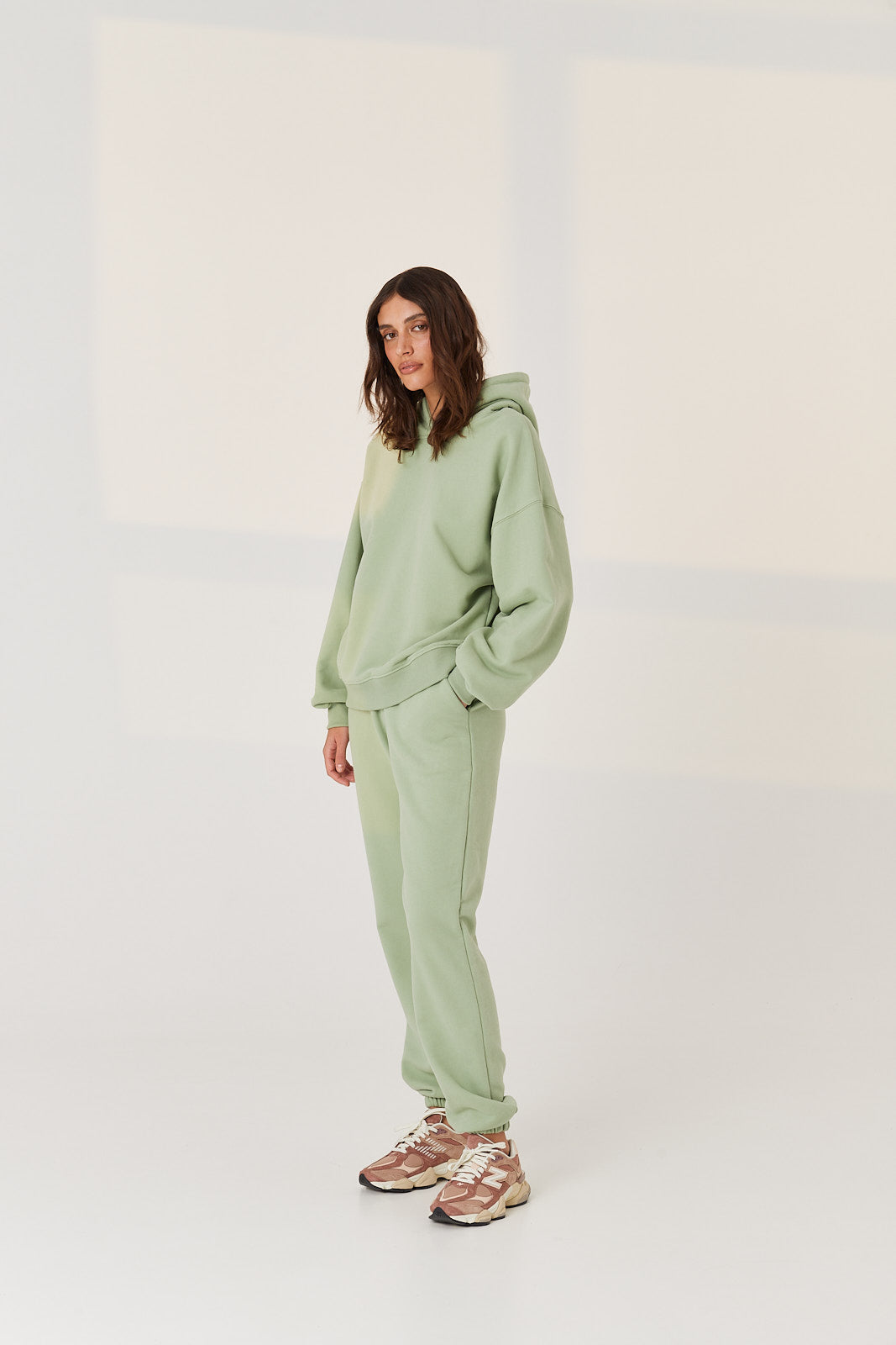 Bluza Boyfriend Hoodie pistachio ice cream