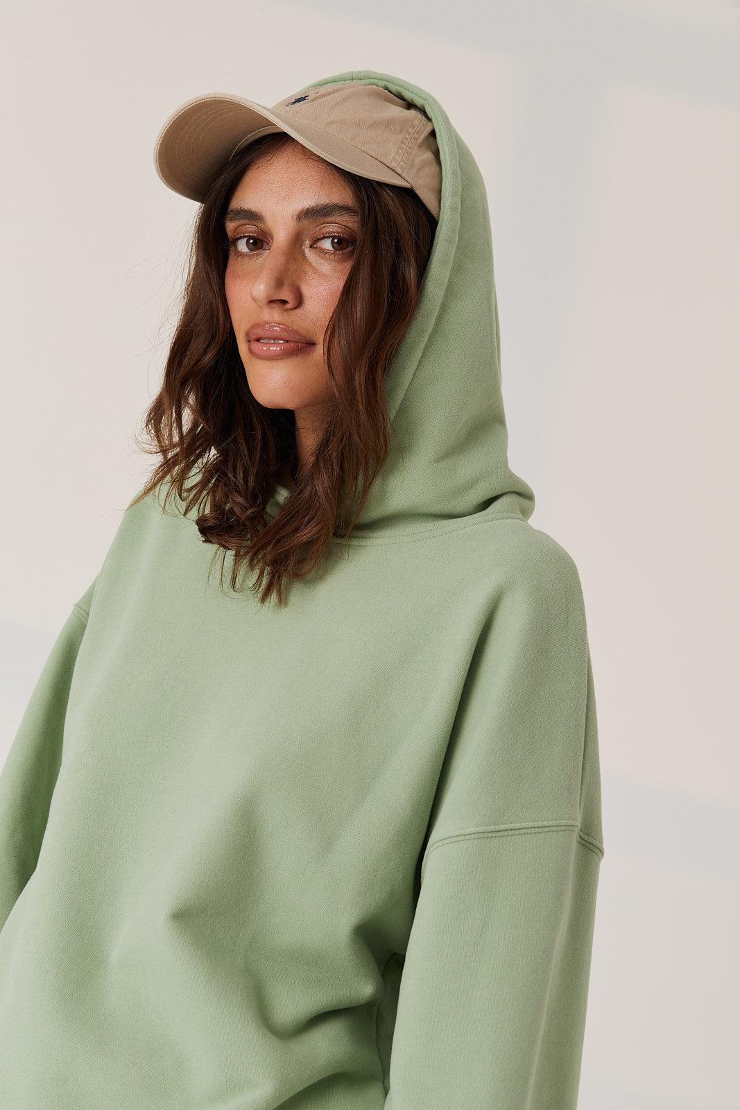 Bluza Boyfriend Hoodie pistachio ice cream