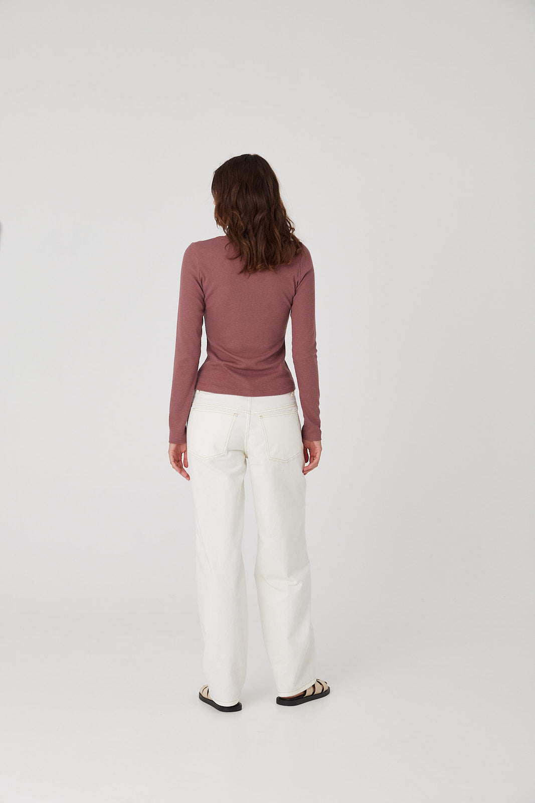 Longsleeve Bamboo dusty pink