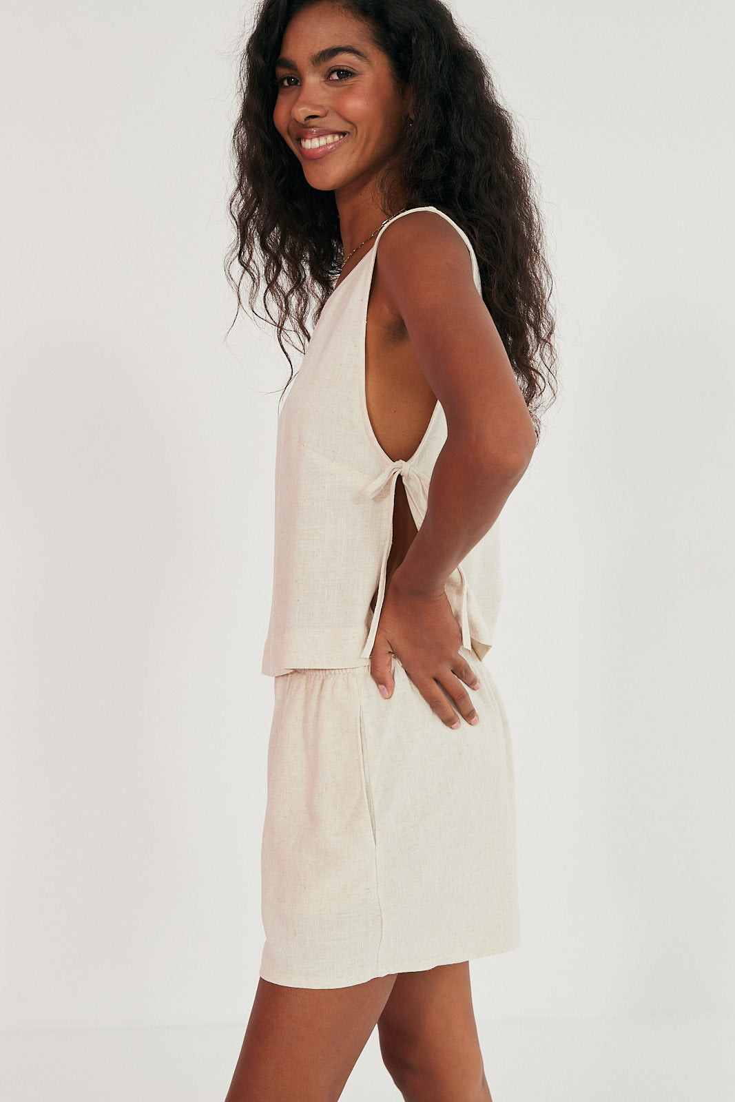 Szorty Lynn ecru