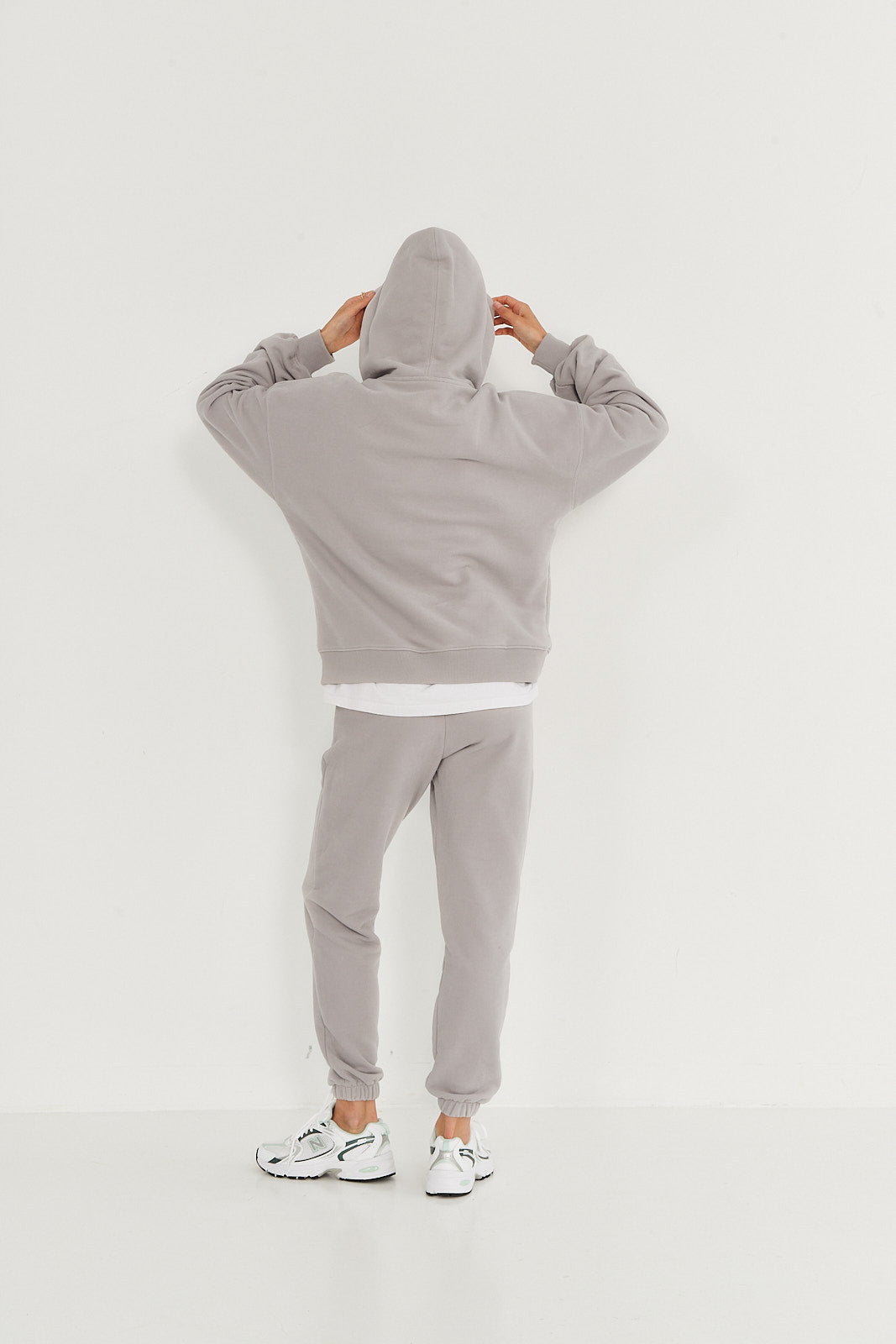 Bluza Boyfriend Hoodie light grey