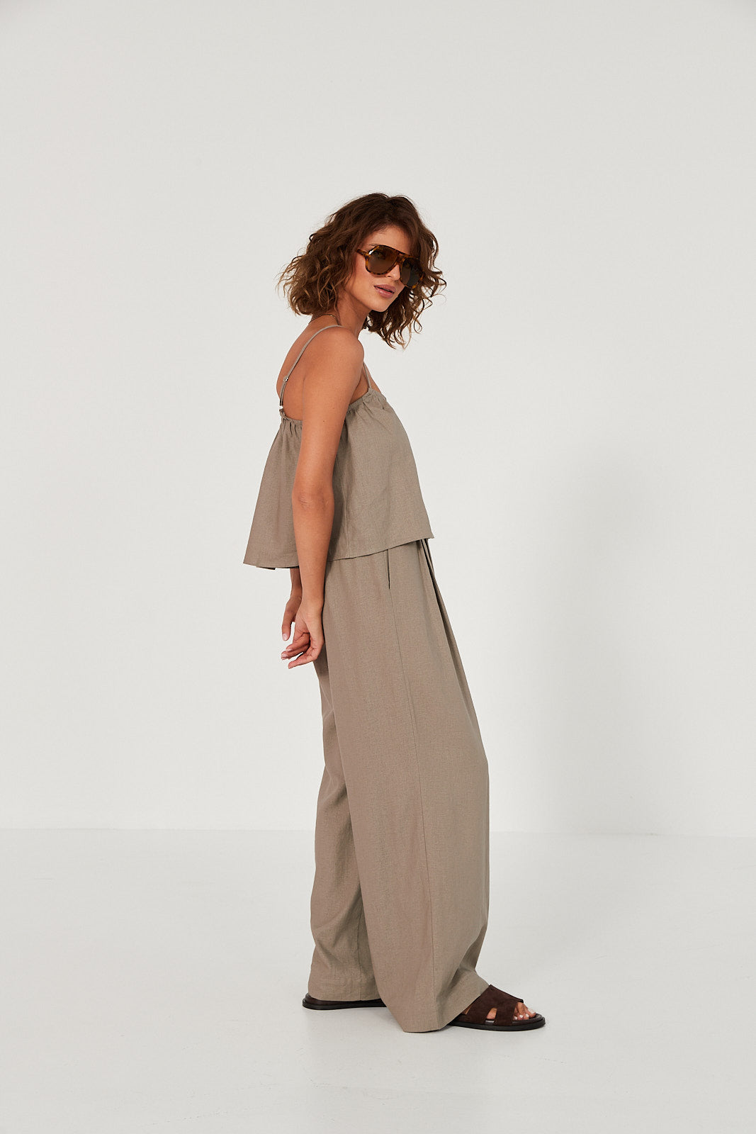 Top Ellie linen beige