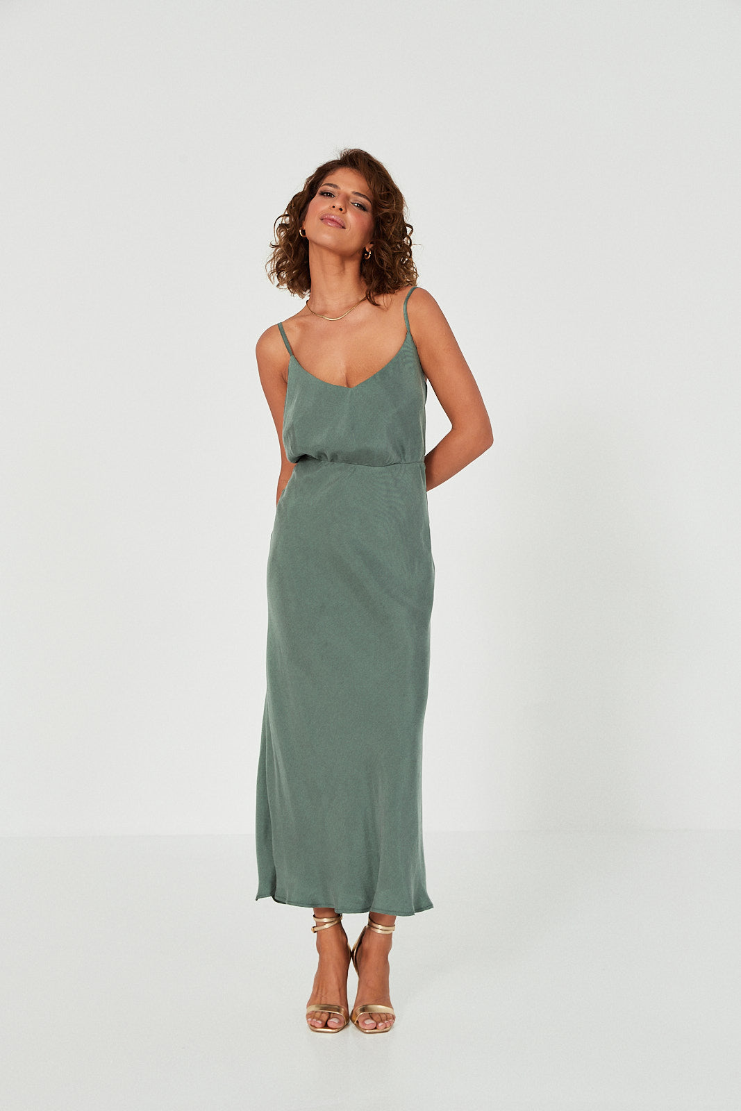 Sukienka Kendall bottle green