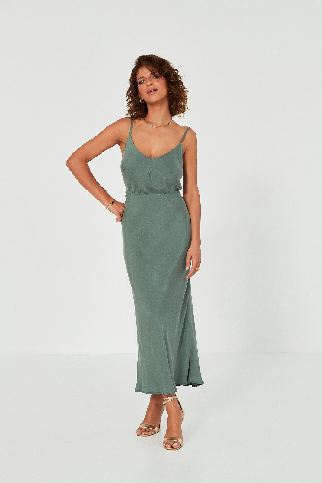 Sukienka Kendall bottle green