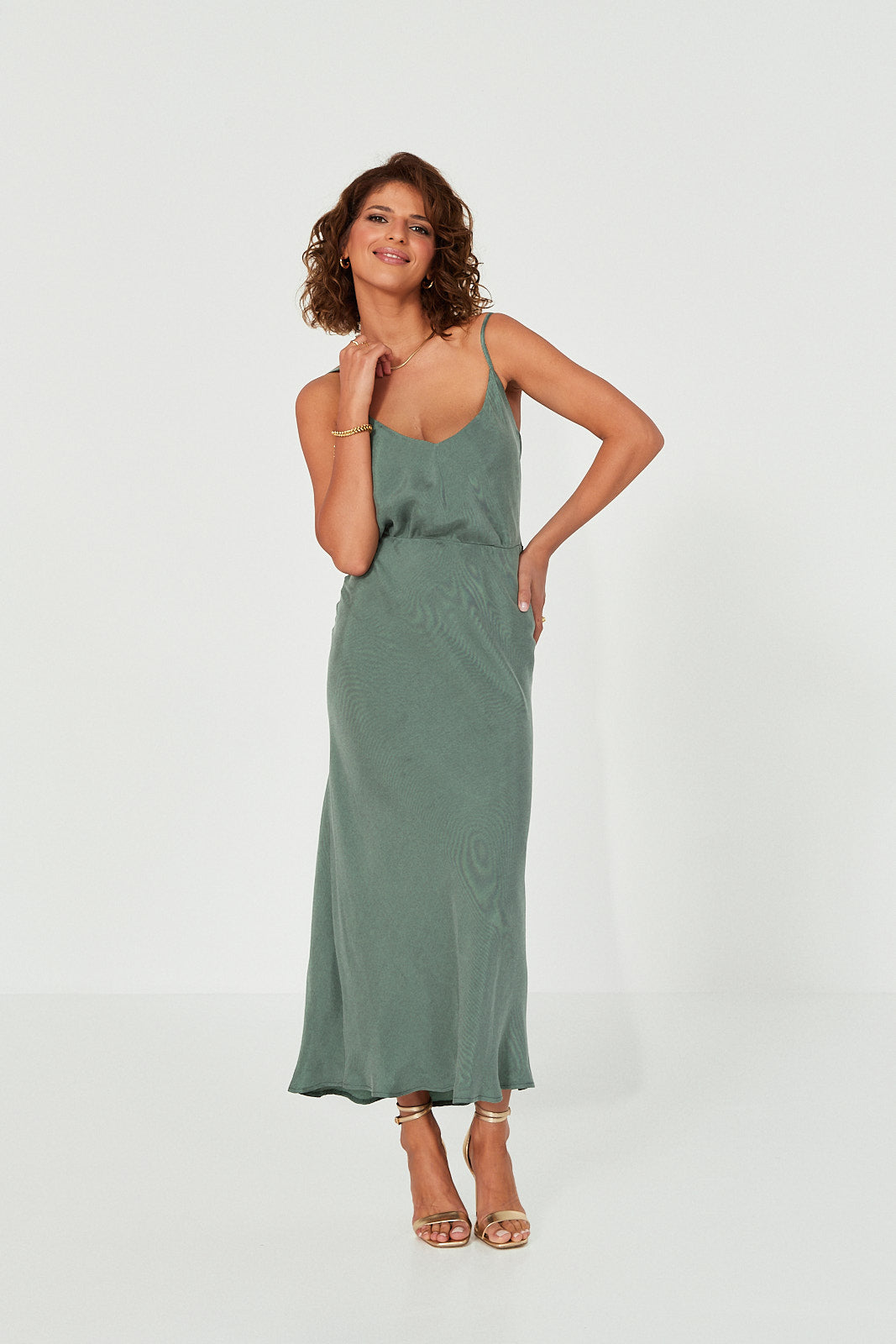 Sukienka Kendall bottle green