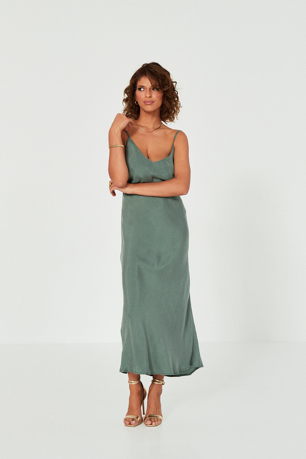 Sukienka Kendall bottle green