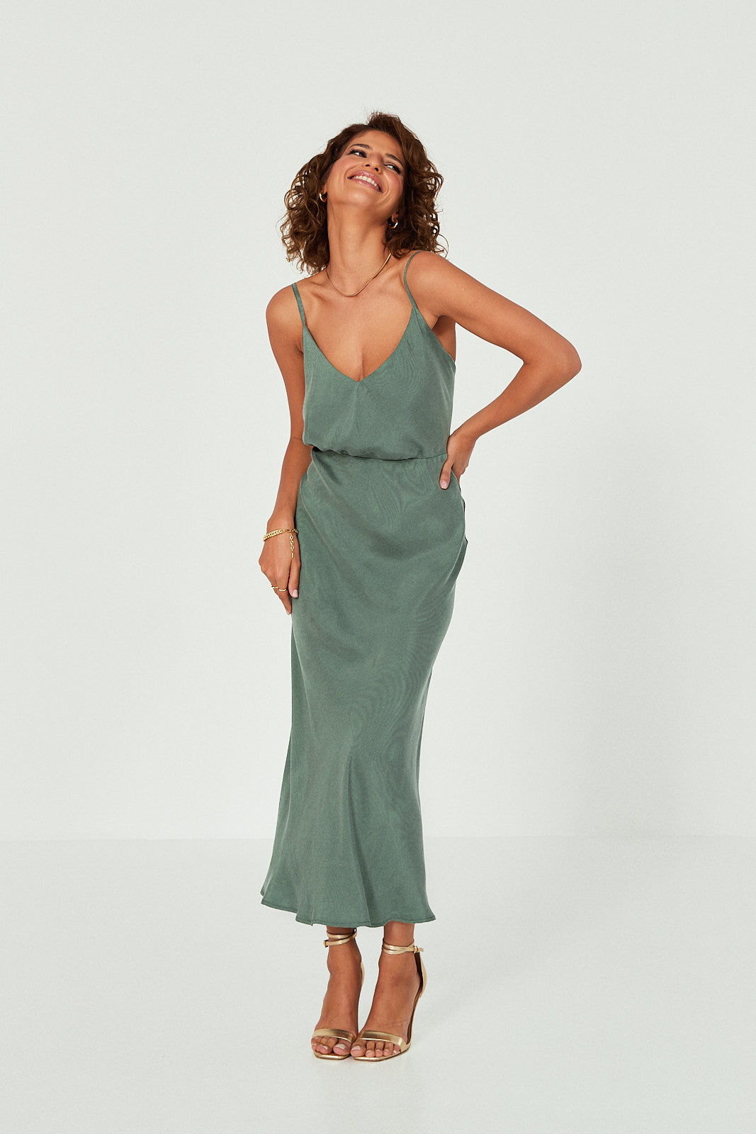 Sukienka Kendall bottle green