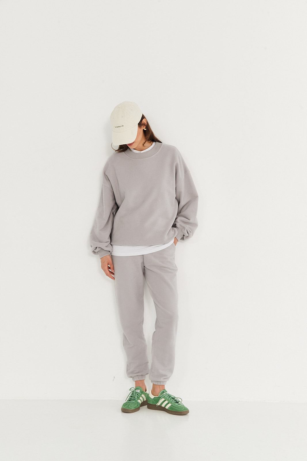 Bluza Boyfriend light grey