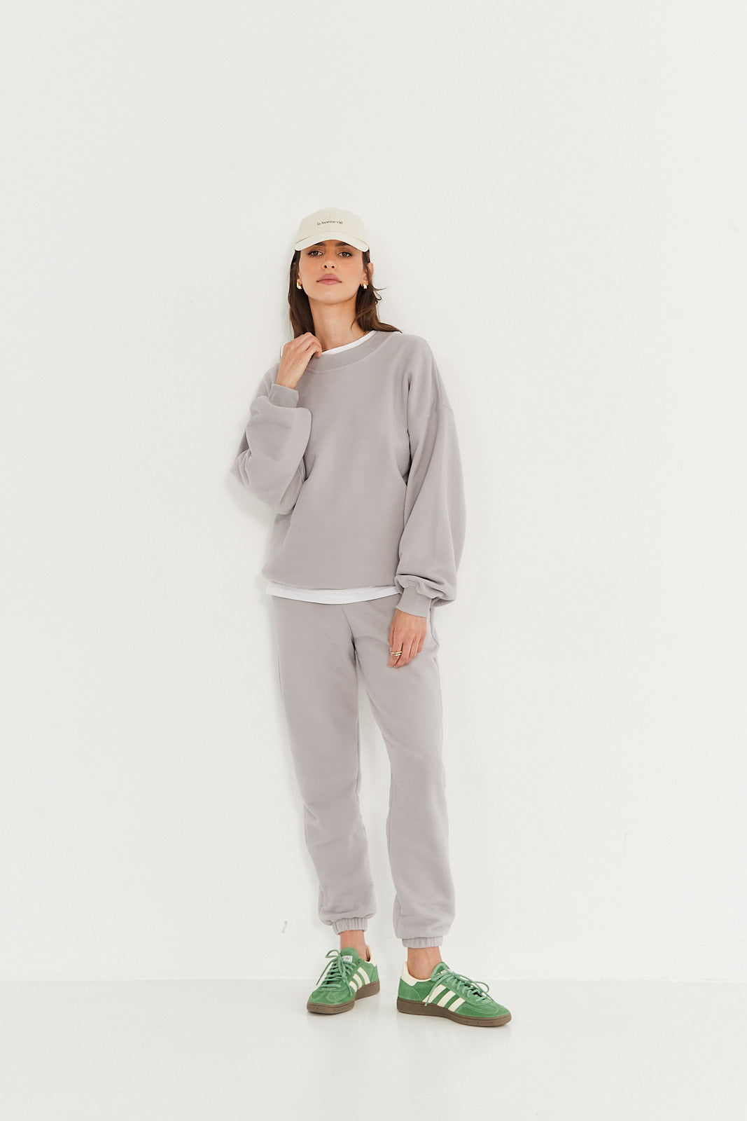 Bluza Boyfriend light grey
