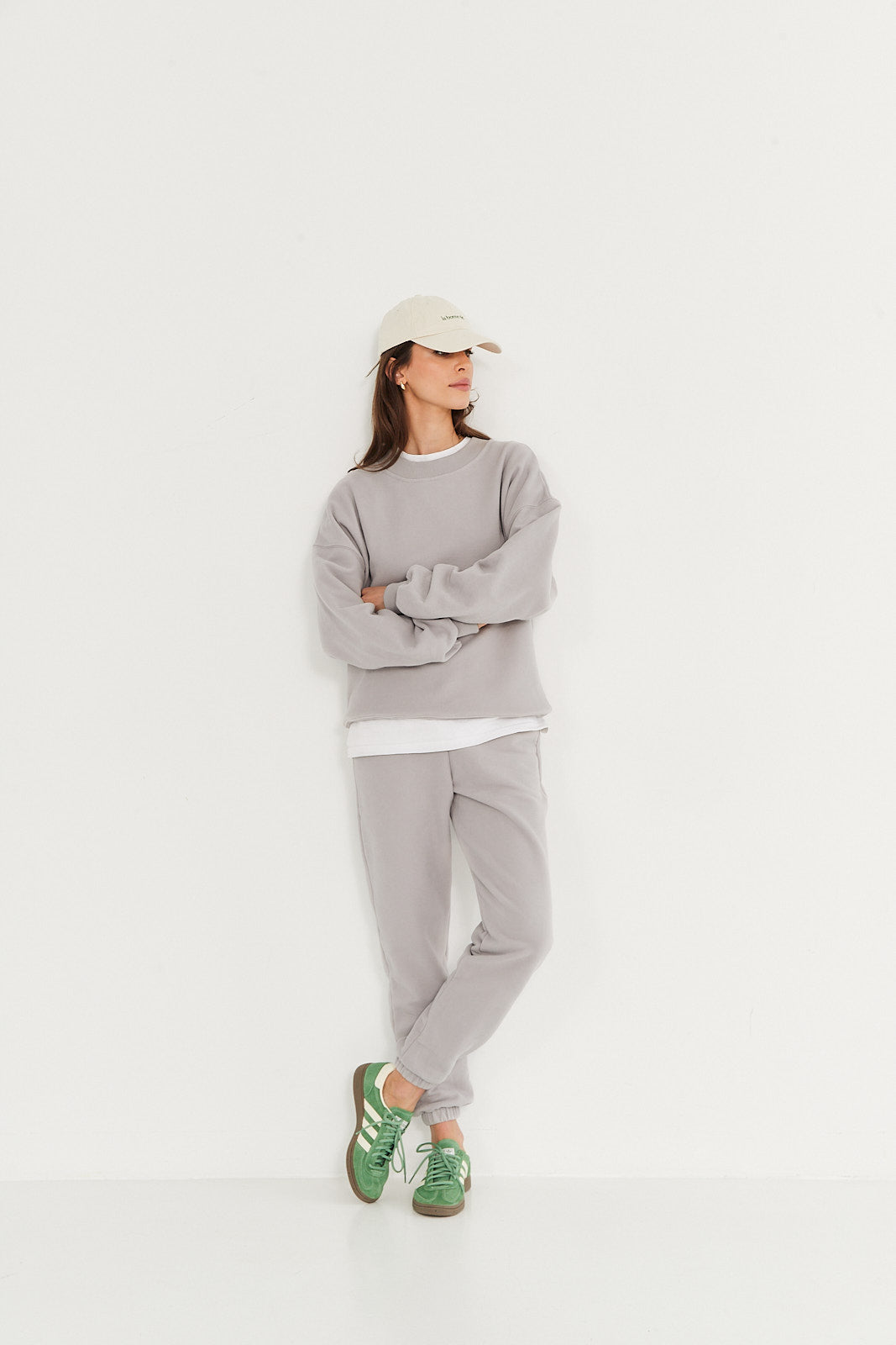 Bluza Boyfriend light grey