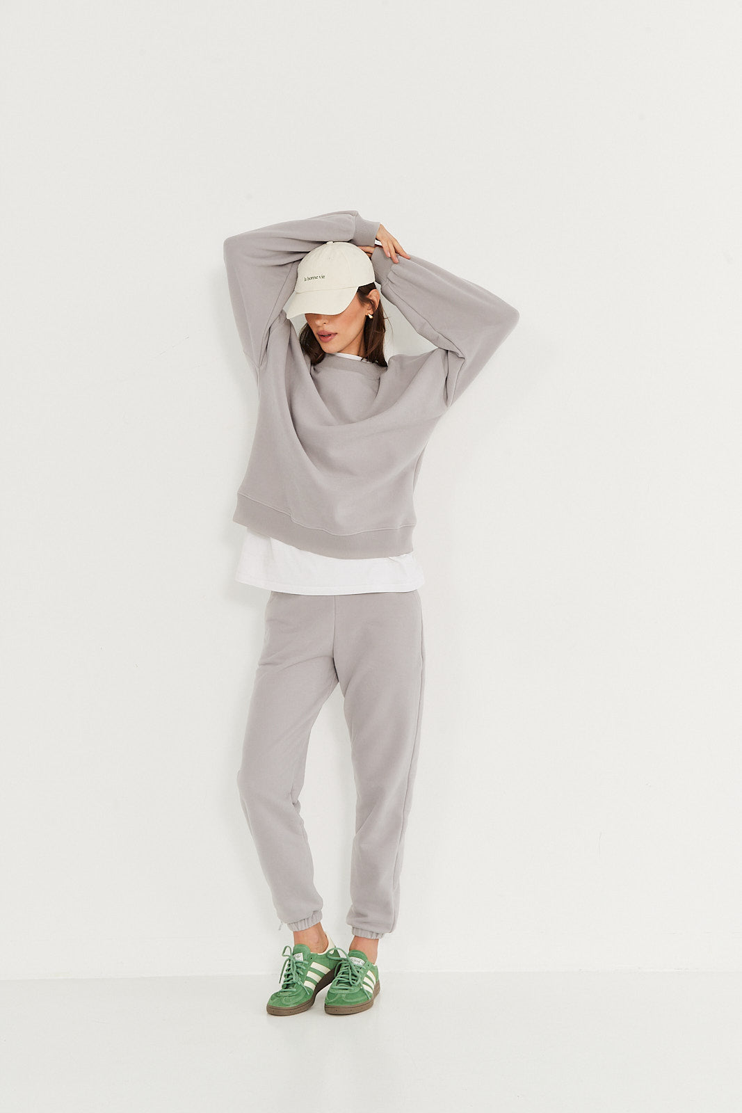 Bluza Boyfriend light grey
