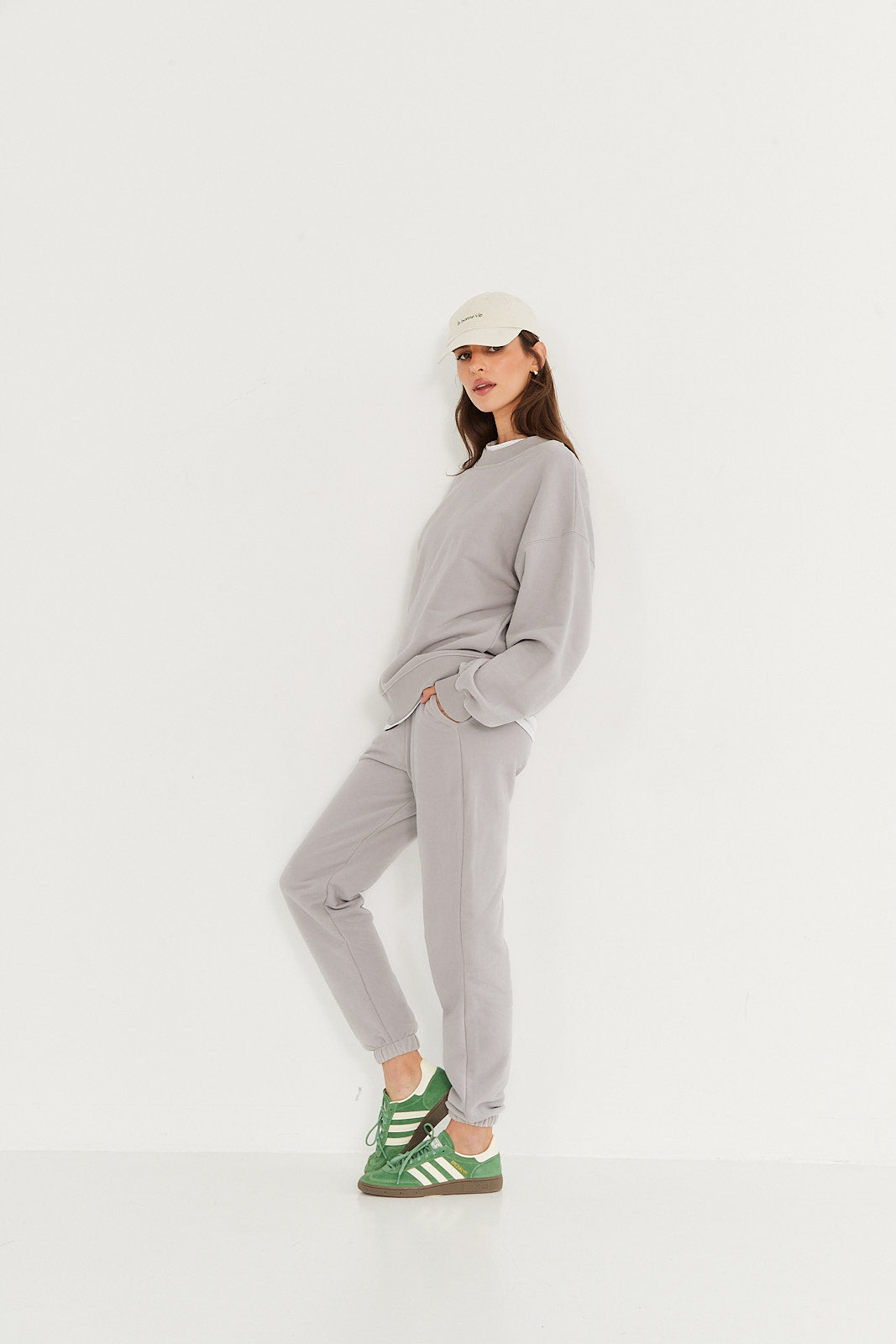 Bluza Boyfriend light grey