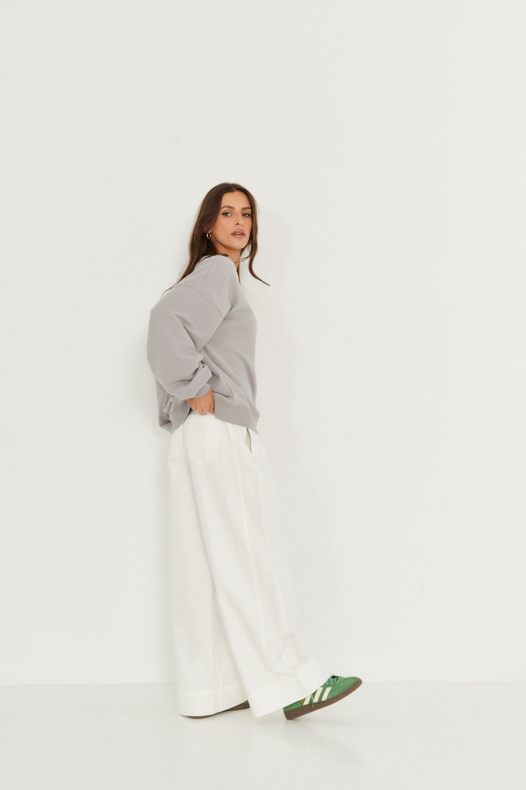 Bluza Boyfriend light grey