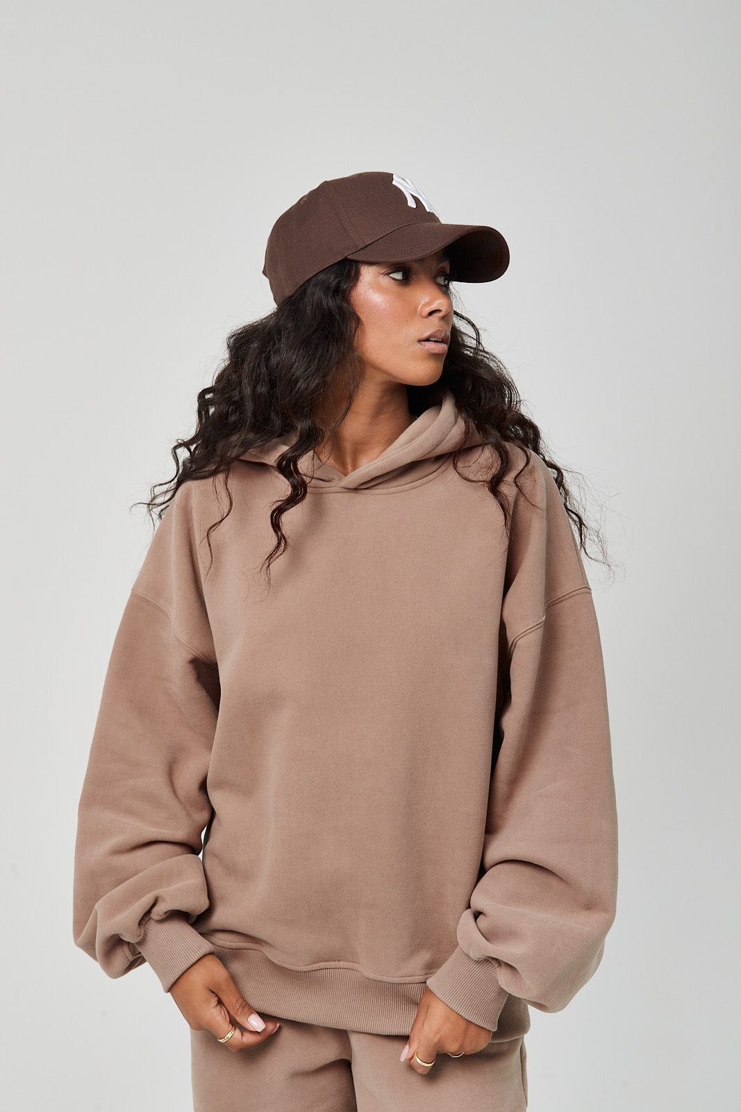 Bluza Boyfriend Hoodie frappe