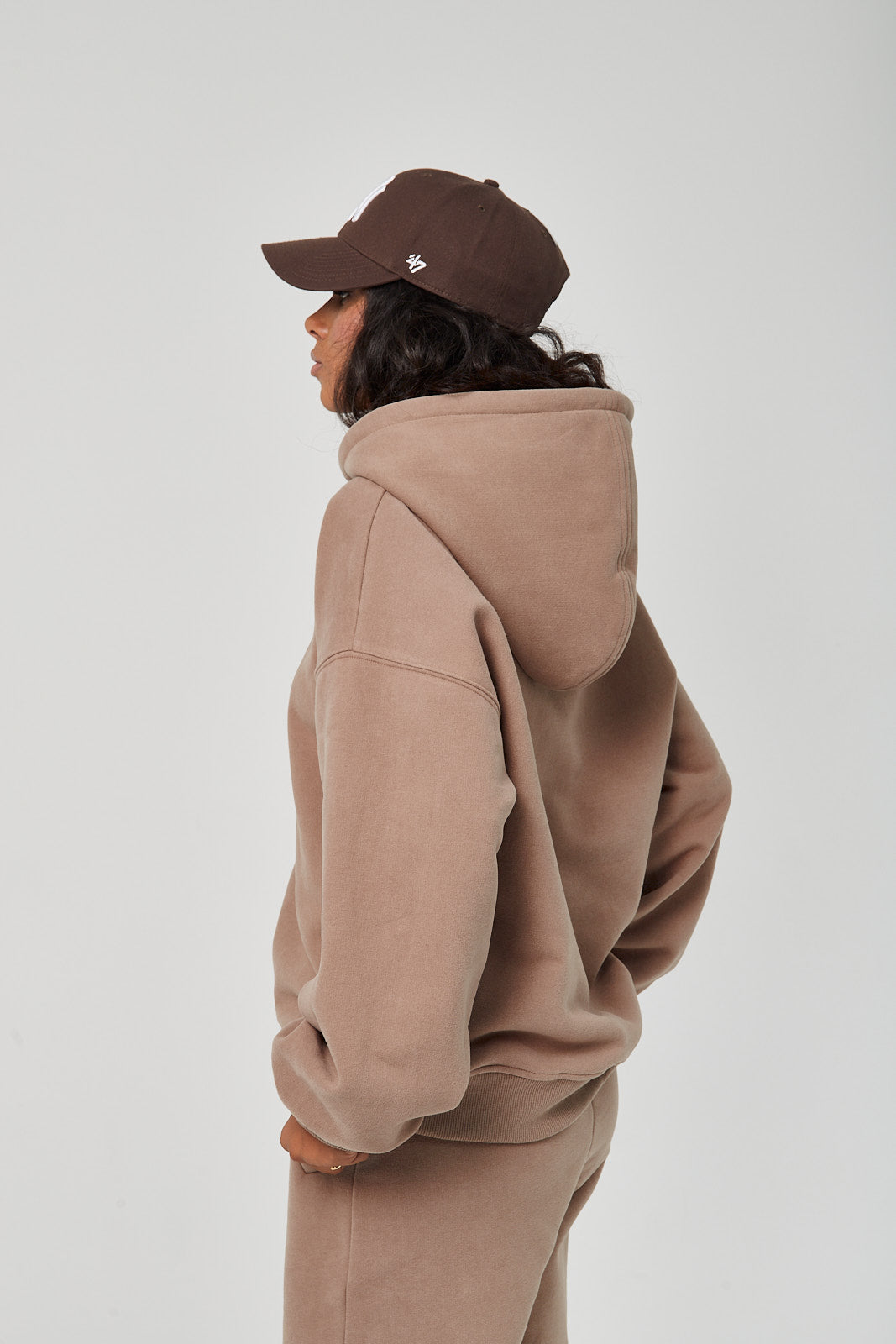 Bluza Boyfriend Hoodie frappe