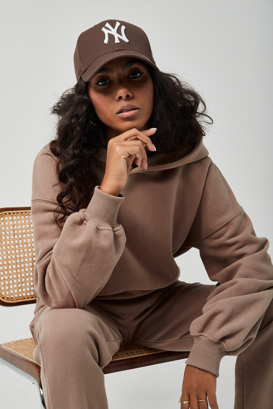 Bluza Boyfriend Hoodie frappe