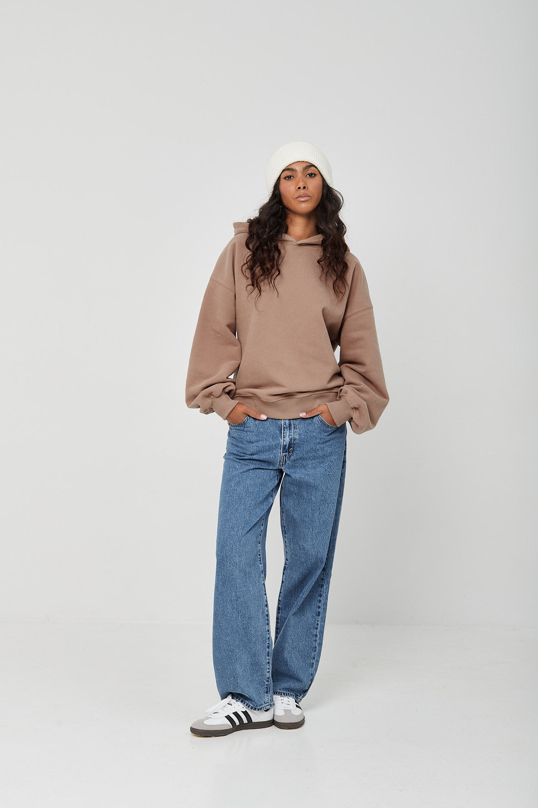 Bluza Boyfriend Hoodie frappe