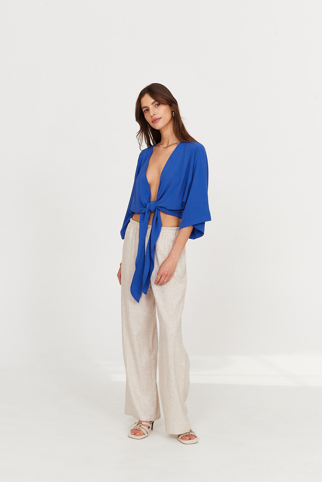 Bluzka Freya ocean blue