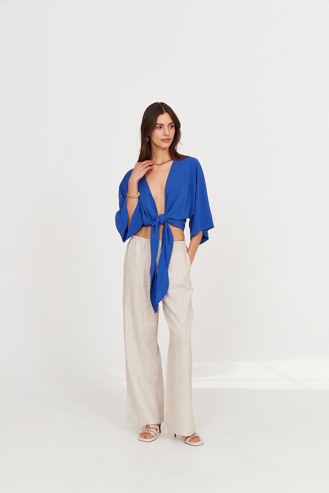 Bluzka Freya ocean blue