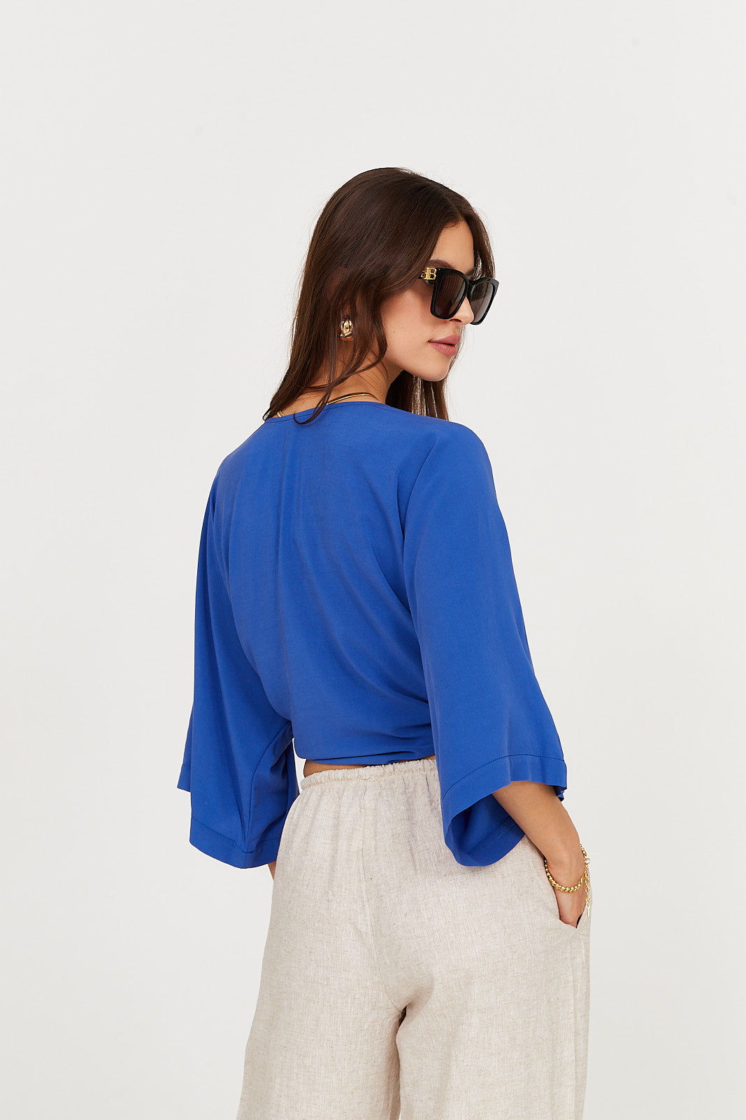 Bluzka Freya ocean blue