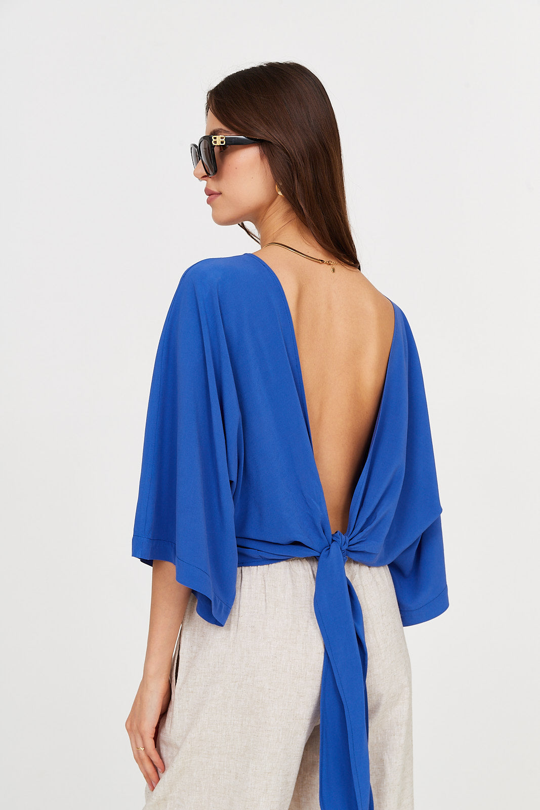 Bluzka Freya ocean blue