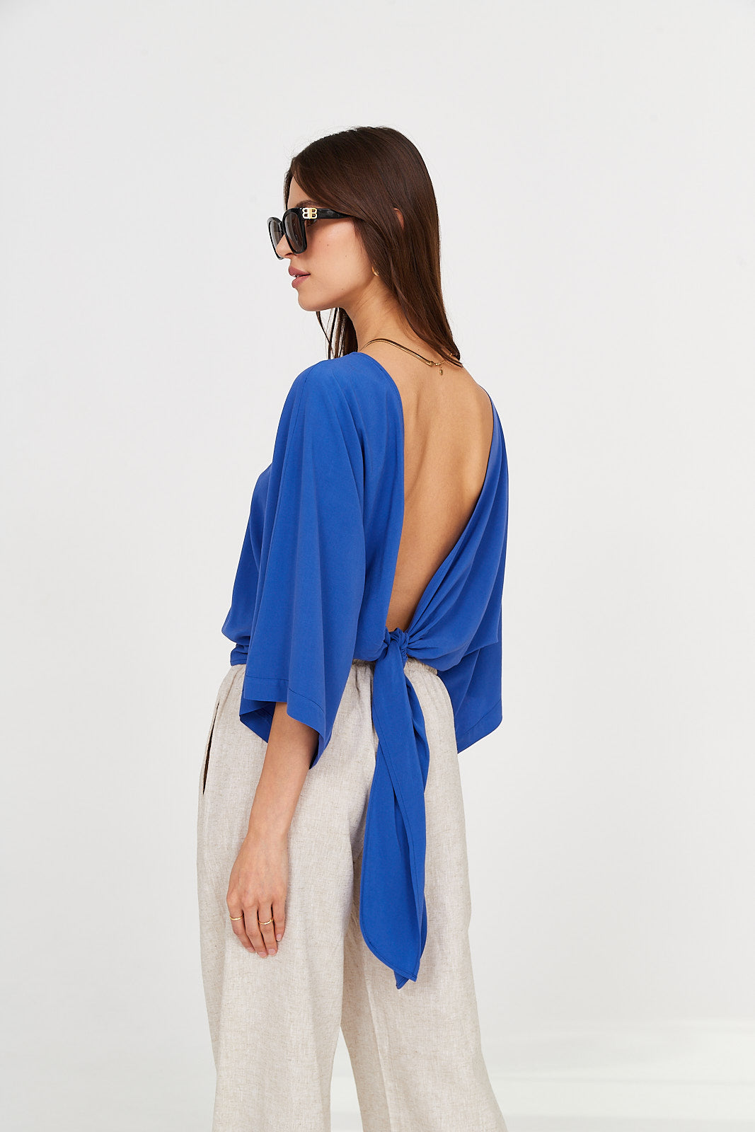 Bluzka Freya ocean blue