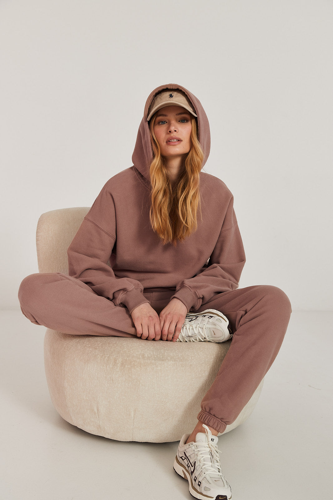 Bluza Boyfriend Hoodie mocca mousse