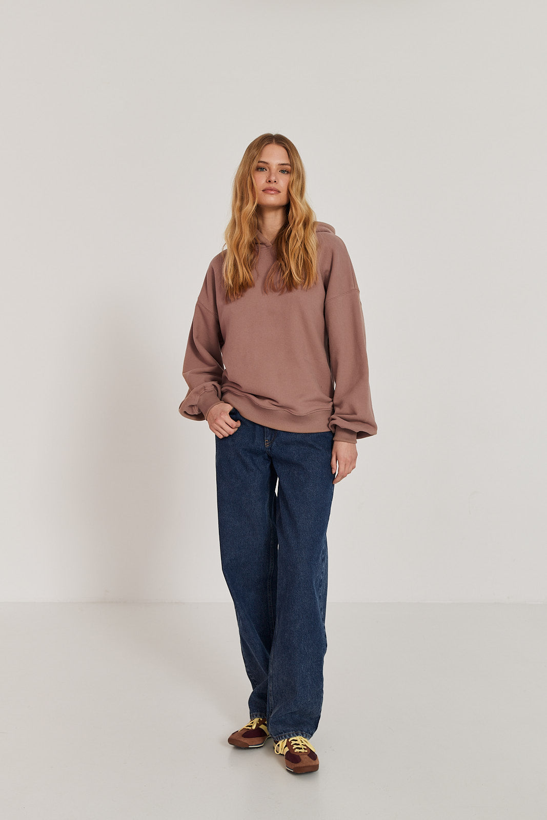 Bluza Boyfriend Hoodie mocca mousse