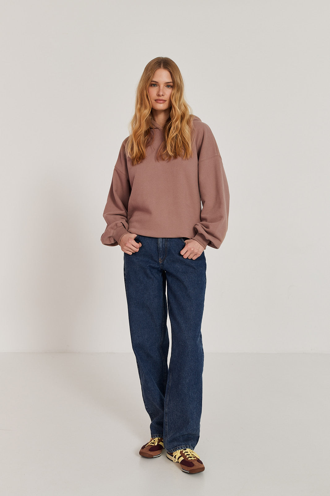Bluza Boyfriend Hoodie mocca mousse