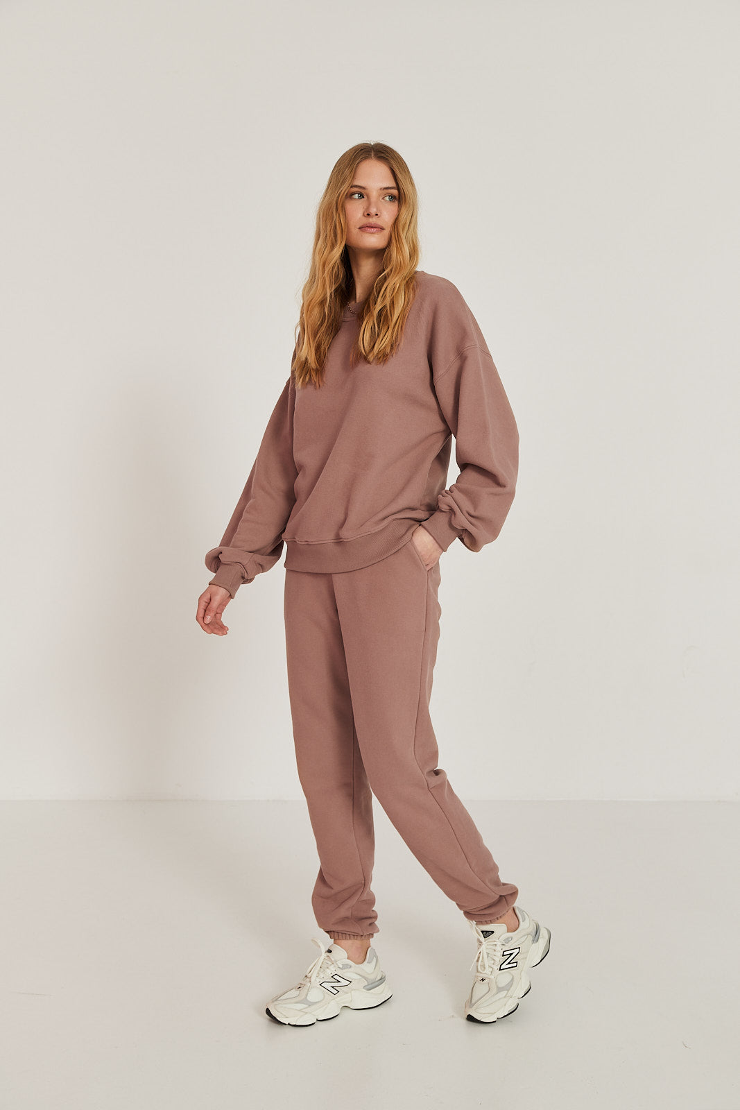 Bluza Boyfriend mocca mousse