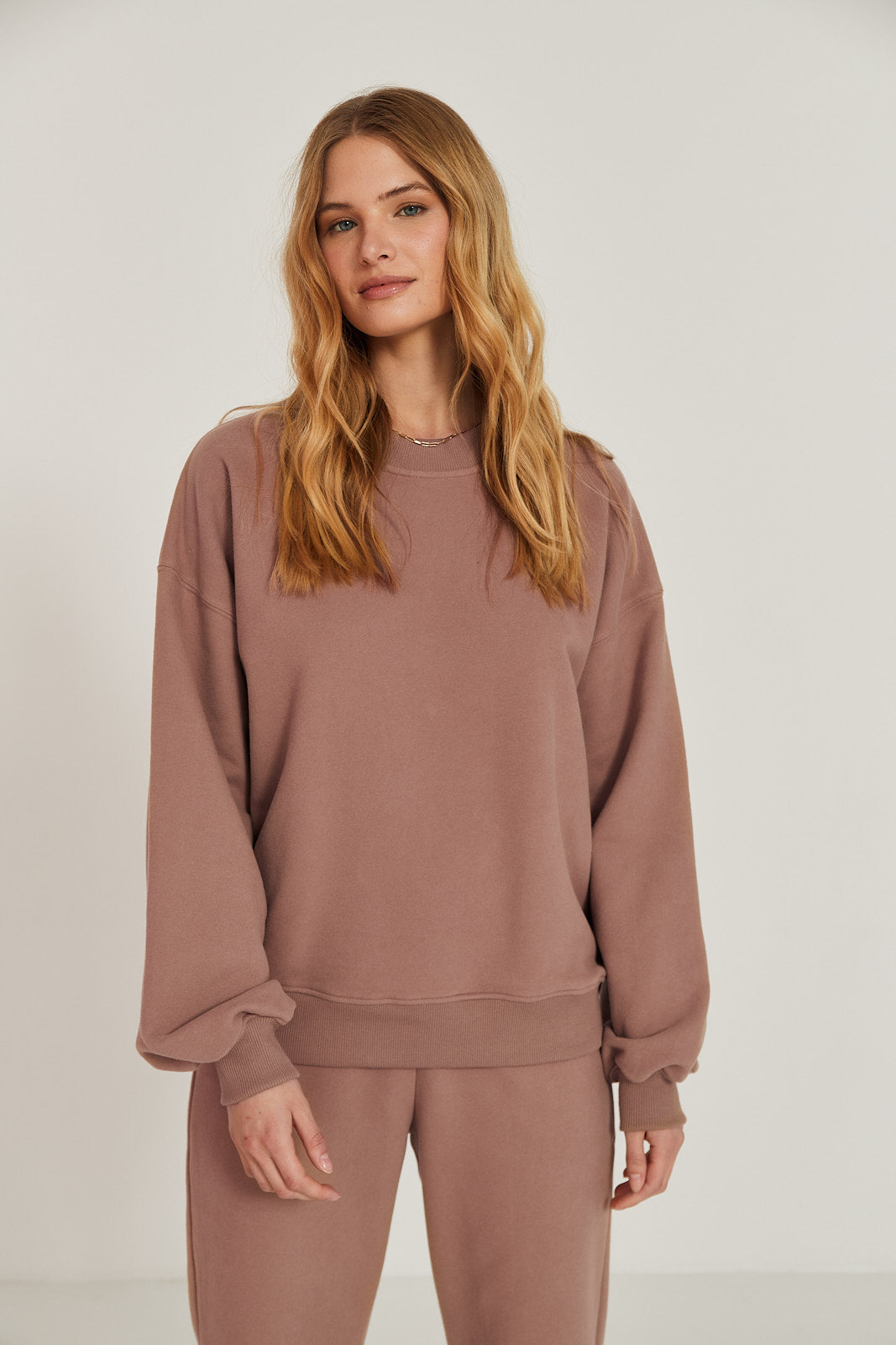 Bluza Boyfriend mocca mousse